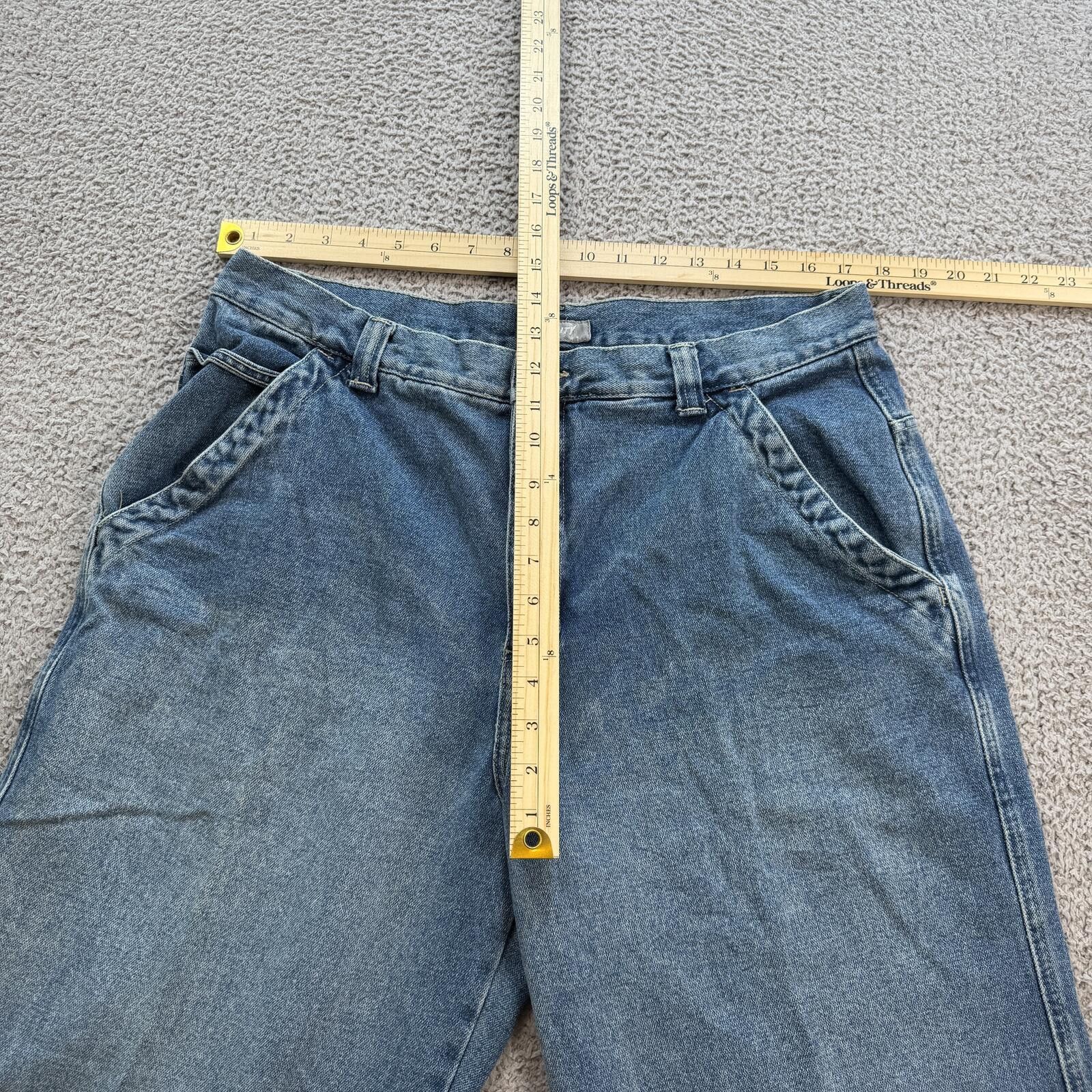 Other Vintage Y2K Utility Wide Leg Baggy Carpenter Jeans Men 38x30 Size US 38 / EU 54 - 4 Thumbnail