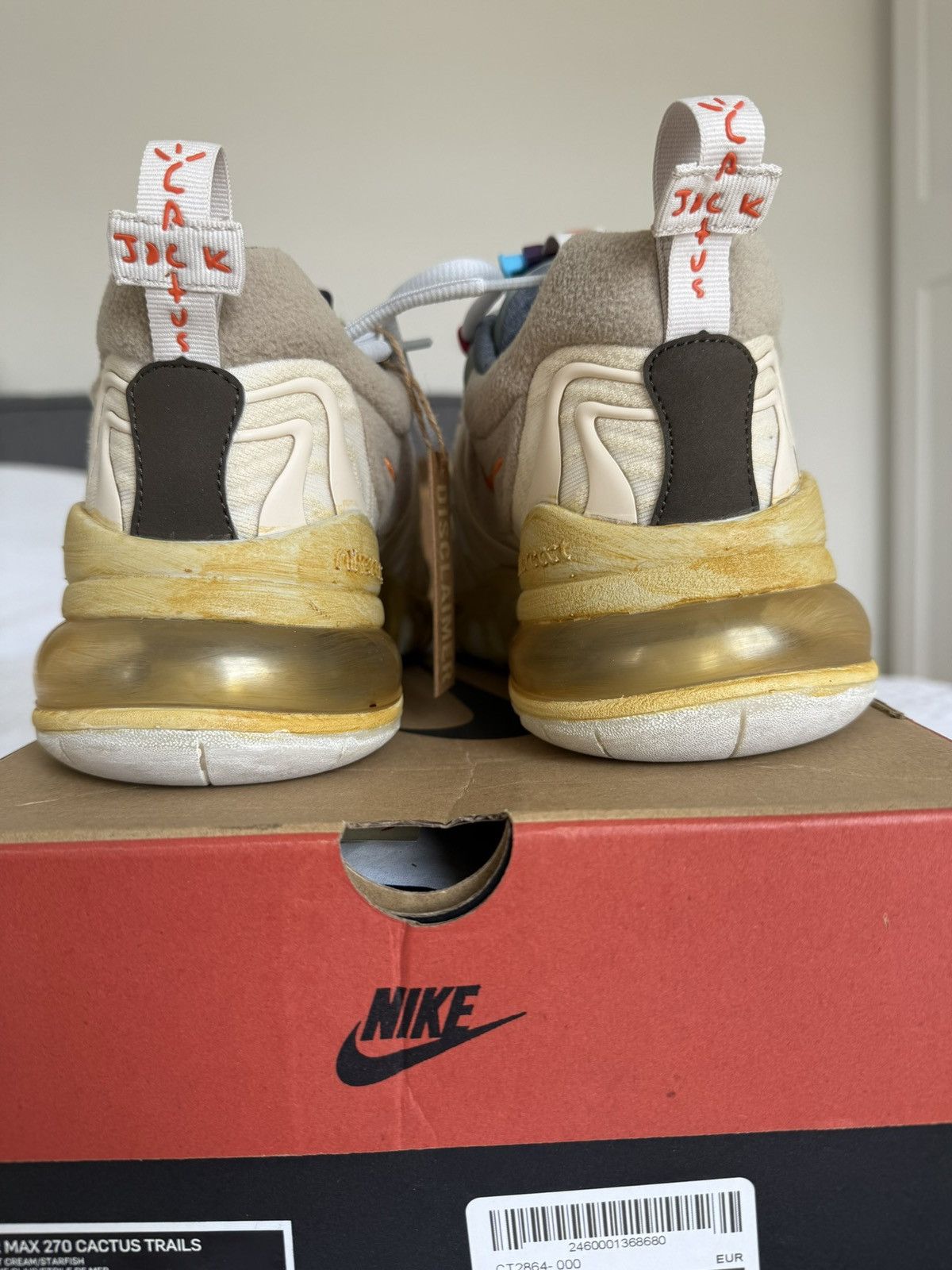 Nike × Travis Scott Nike 270 react X Travis Scott - cactus jack Size US 10 / EU 43 - 2 Thumbnail