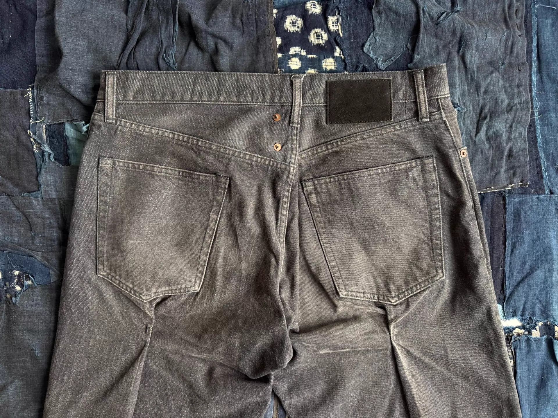 Visvim VISVIM 23 JOURNEYMAN TACKED DMGD SPOT Jeans Washed Black 3 Size US 34 / EU 50 - 4 Thumbnail