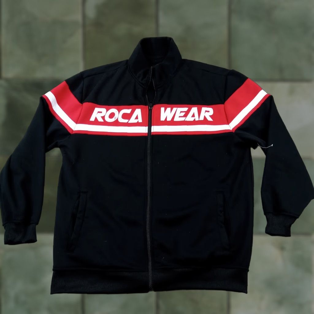 Rocawear Rocawear Sweatshirt Mens 3XL Black Full Zip Mock Neck Zip Pocket Casual - Mens 3XL Rocawear Sweatshirt Full Zip Black Mock Neck Pocket Decade? Size US XXL / EU 58 / 5 - 1 Thumbnail