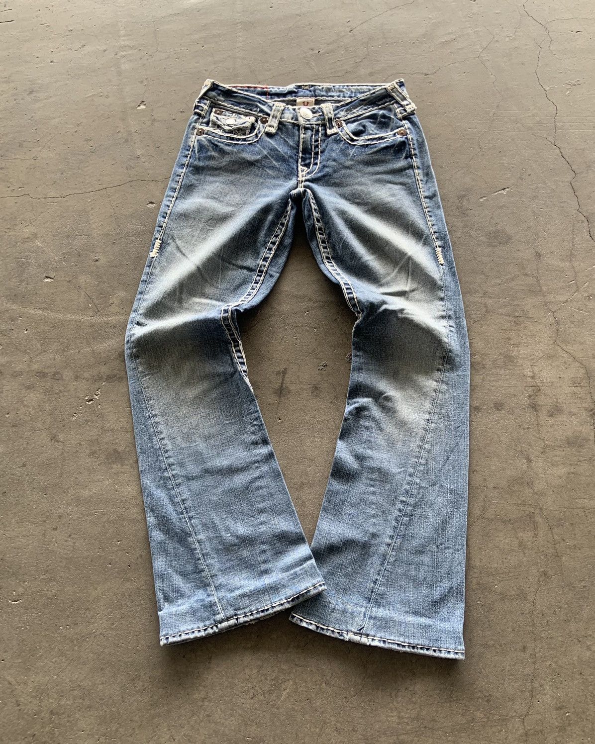 00s L.G.B. semi flared はやし denim american