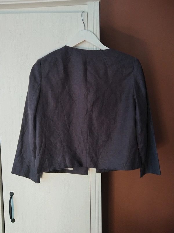 Laura Ashley × Vintage Laura Ashley purple vintage short blazer Size M / US 6-8 / IT 42-44 - 3 Thumbnail