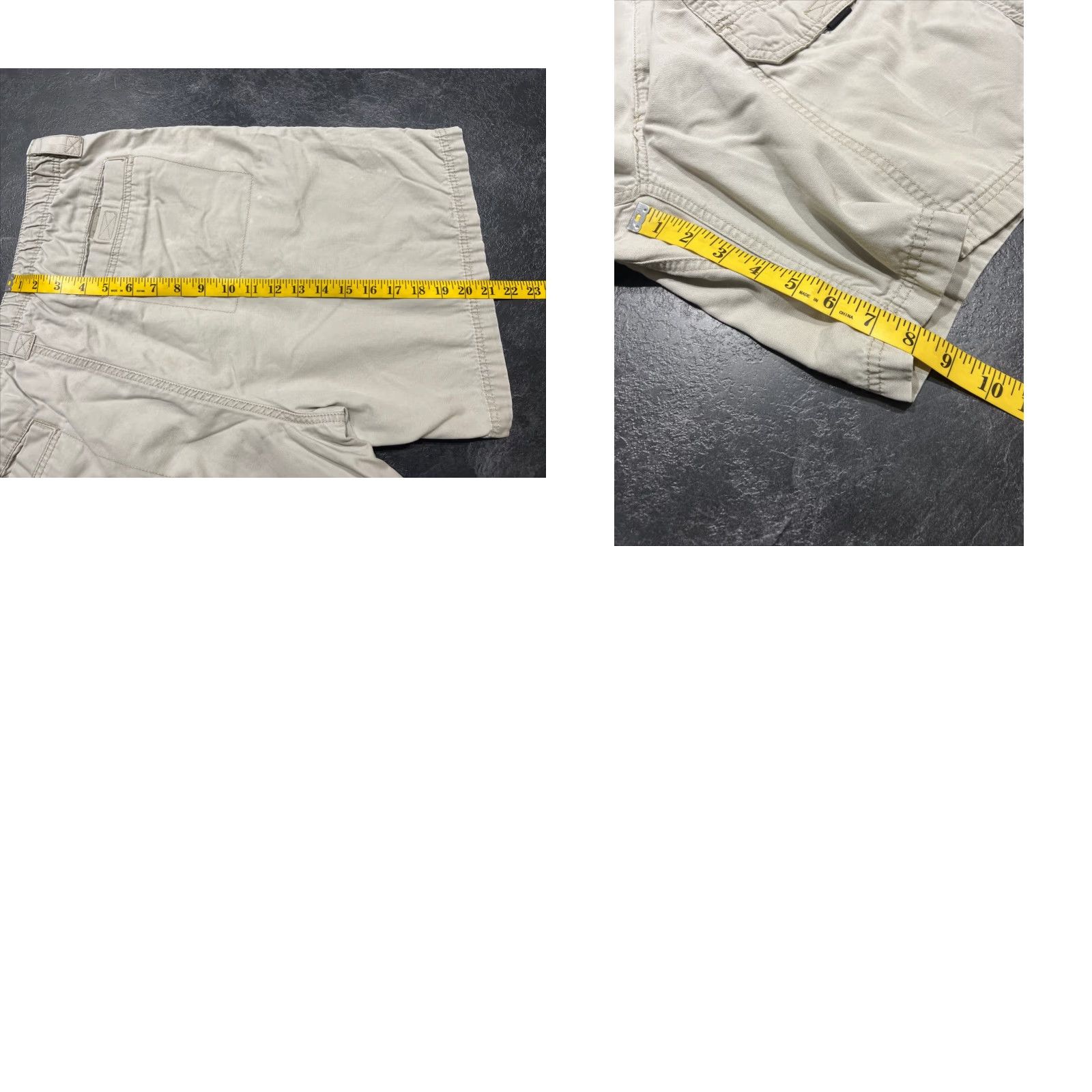 Wrangler Wrangler Men’s Cargo Hiking Shorts Belted Size 38 Regular Beige 90s Style Size US 38 / EU 54 - 8 Thumbnail