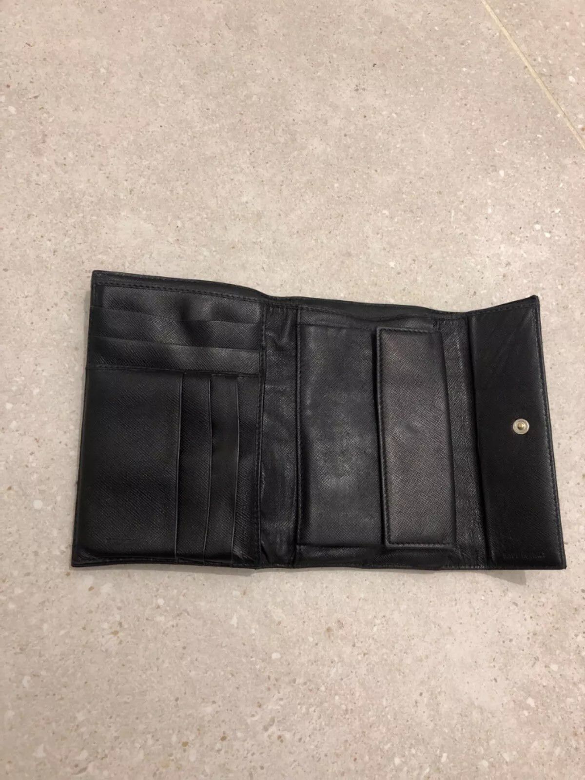 Prada PRADA Milano Unisex Nylon/Leather Wallet Made In Italy Size ONE SIZE - 9 Thumbnail