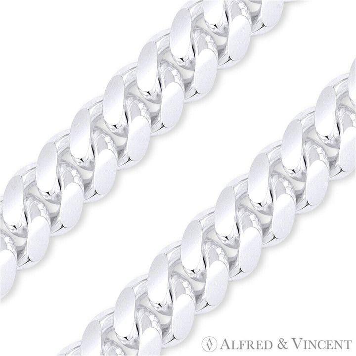 Other Miami Curb Link Italian Necklace in .925 Sterling Silver Size ONE SIZE - 2 Thumbnail