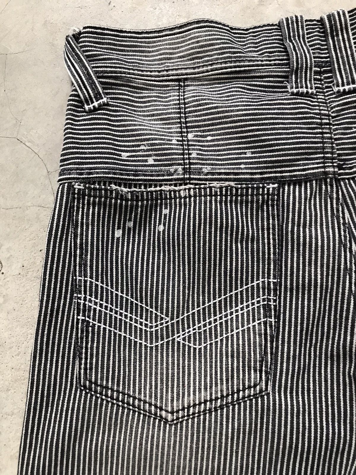 Karl Kani Karl Kani Ripped Hickory Carpenter Denim Jeans Size US 32 / EU 48 - 15 Thumbnail