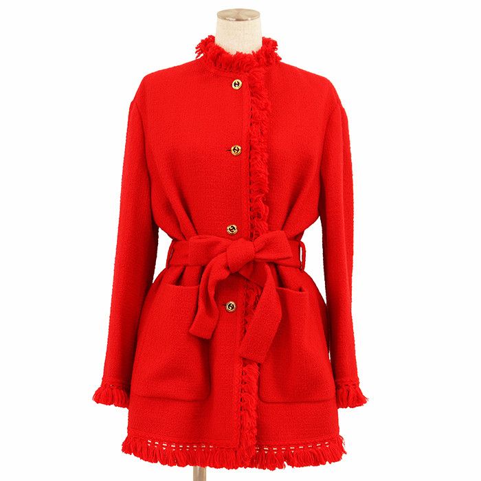 Gucci Gucci Gucci Wool Coat Textile Outerwear DUTY FREE for USA Size ONE SIZE - 1 Thumbnail