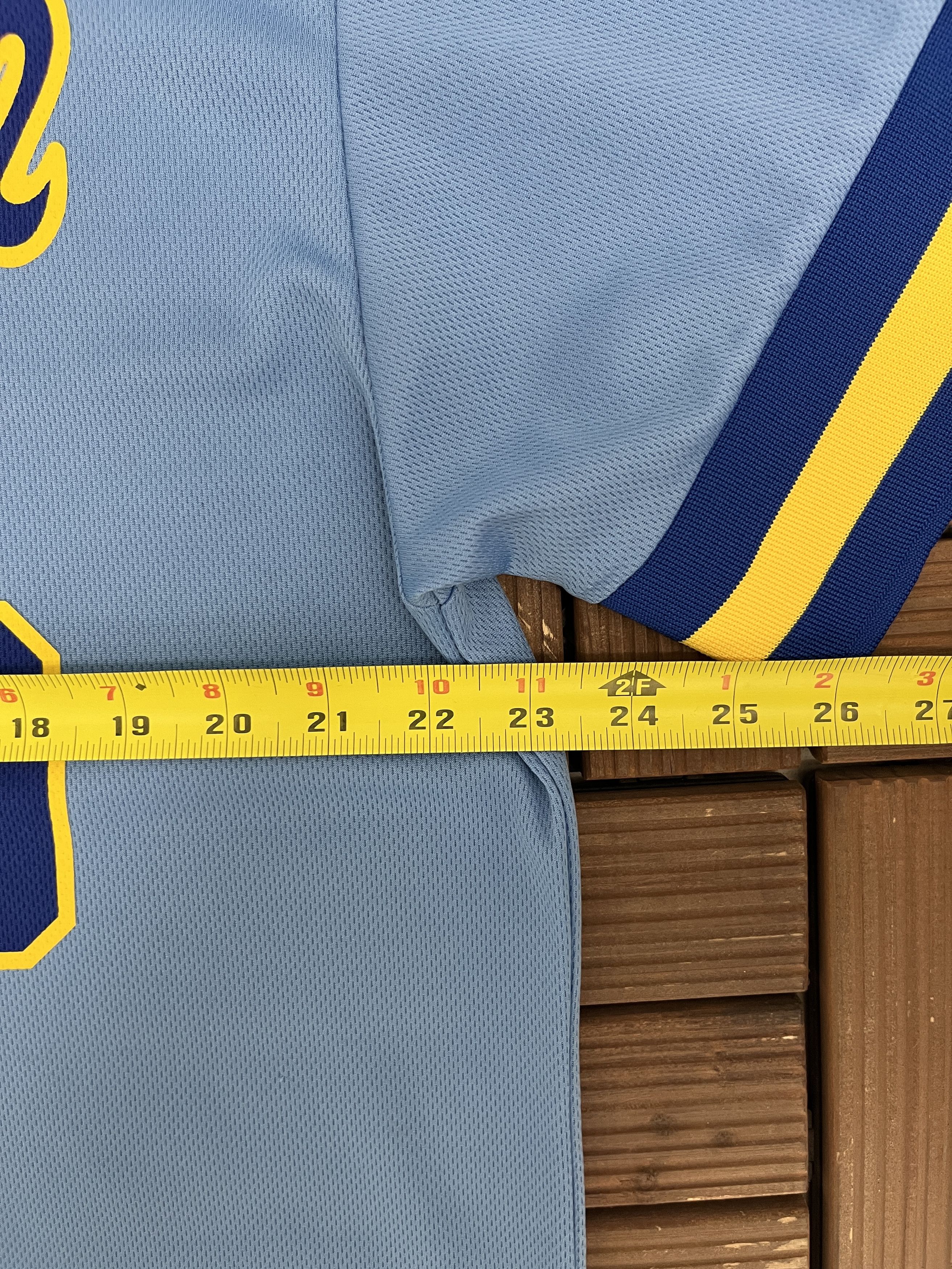 Other Milwaukee Brewers Retro Blue Baseball Jersey Size US XL / EU 56 / 4 - 6 Thumbnail