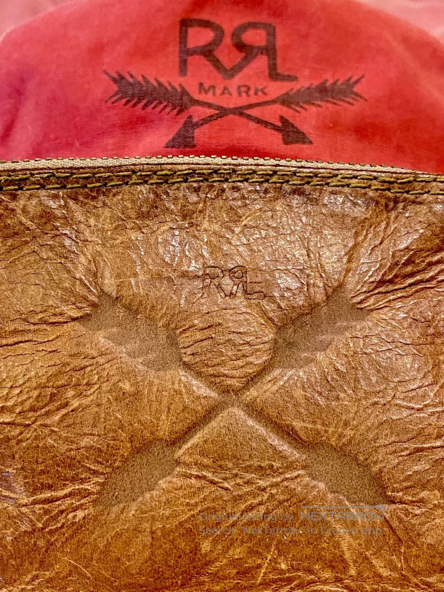 RRL Ralph Lauren RRL Vintage Leather Handmade Pouch. Size ONE SIZE - 3 Thumbnail