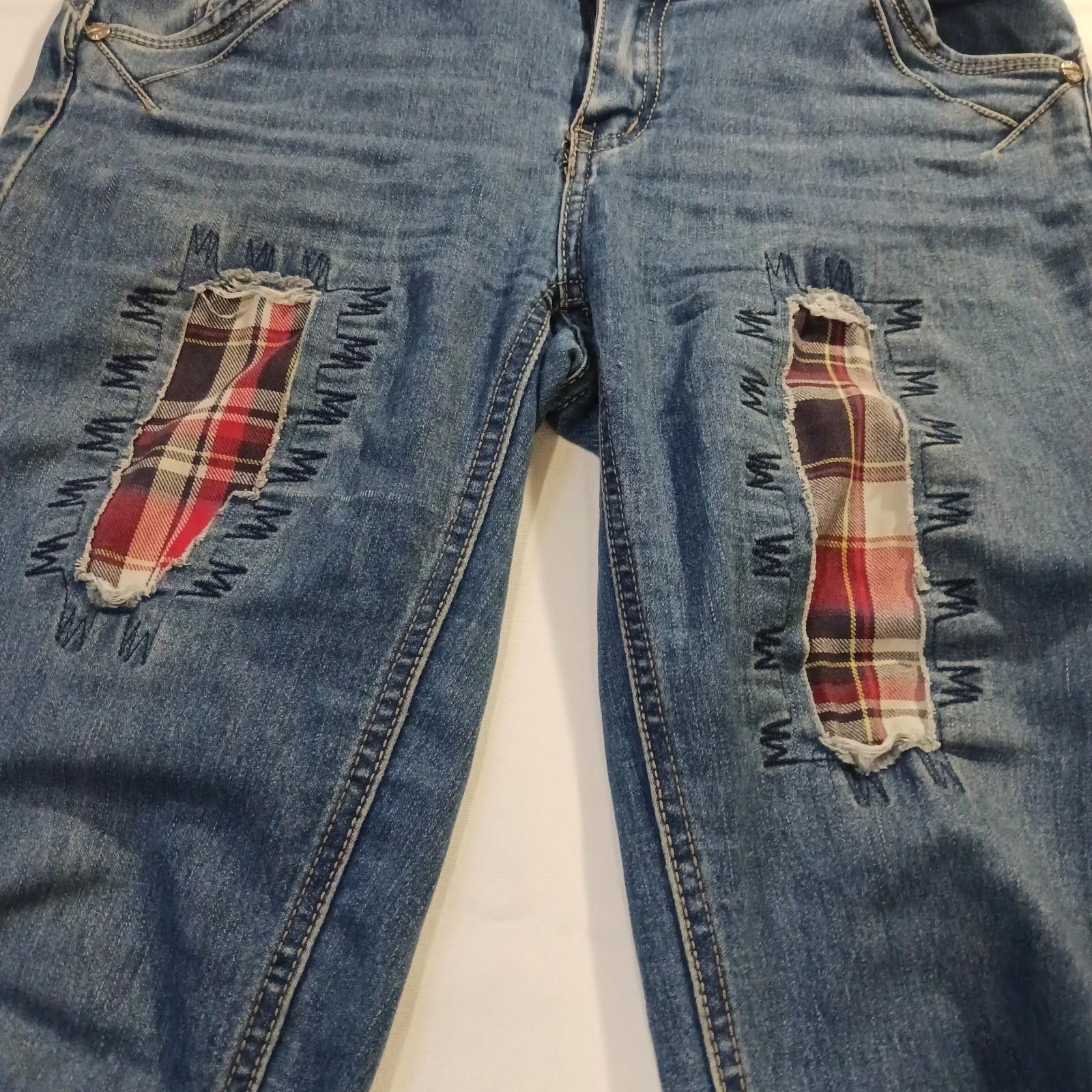 Other Watch LA LP8408 Women’s 9 Blue Cotton Blend Button Fly Jeans Size 30" / US 8 / IT 44 - 8 Thumbnail