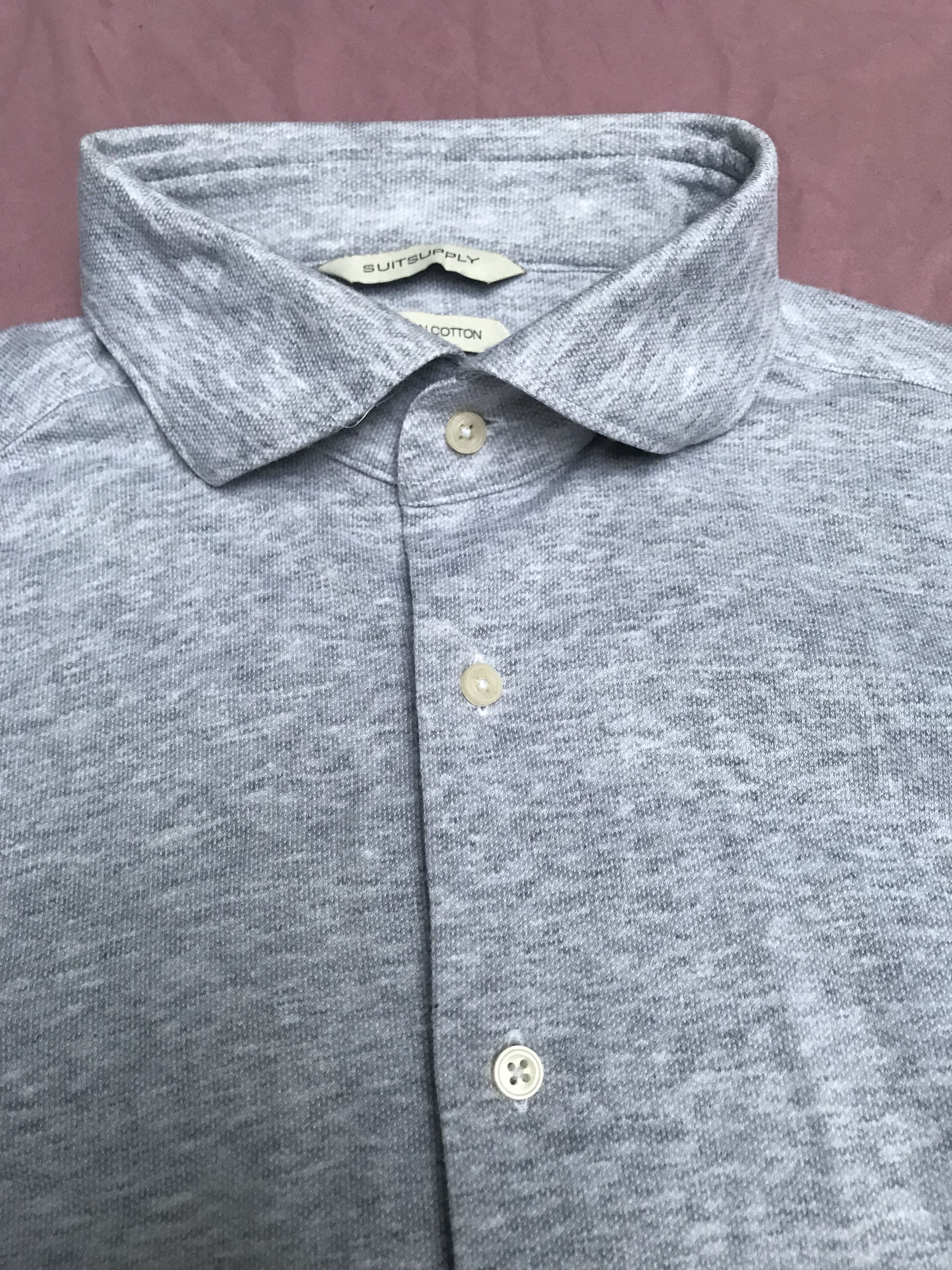Suitsupply SUITSUPPLY BUTTON UP POLO MADE OF PURE COTTON PIQUE Size US S / EU 44-46 / 1 - 4 Thumbnail