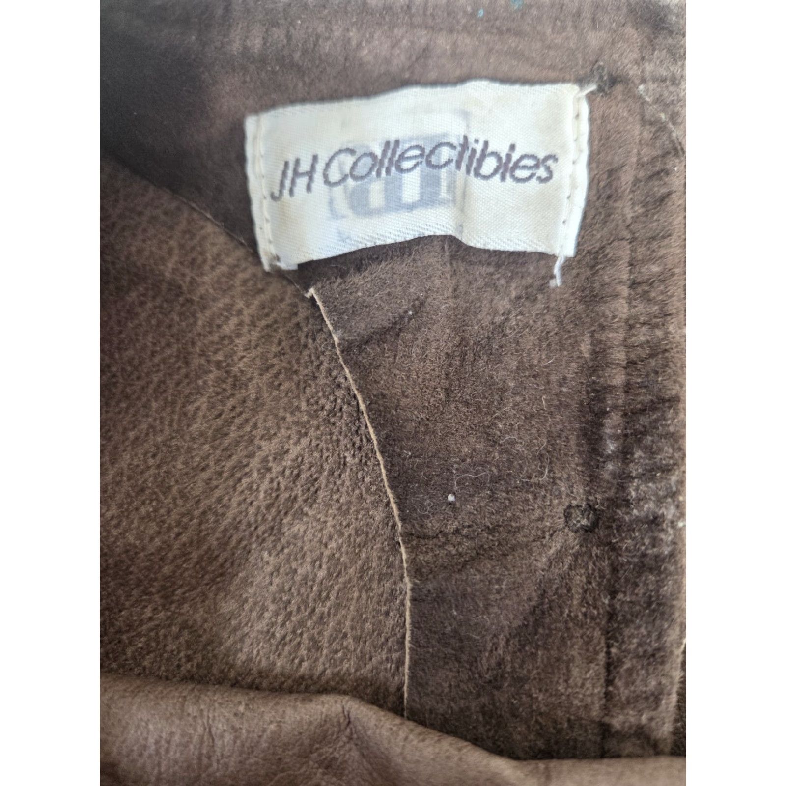 Vintage VINTAGE Brown Suede Leather Top Blouse Shirt Womens M 12 Crew Neck Long Sleeve Fall Winter 90s Women Blouse Button Size M / US 6-8 / IT 42-44 - 4 Thumbnail