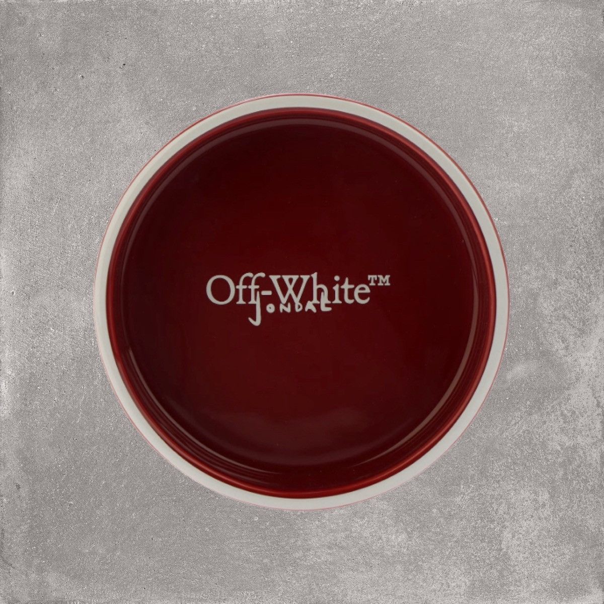 Off-White Off White Tray Arrows Red Burgundy Jondal Disk Ashtray Size ONE SIZE - 3 Thumbnail