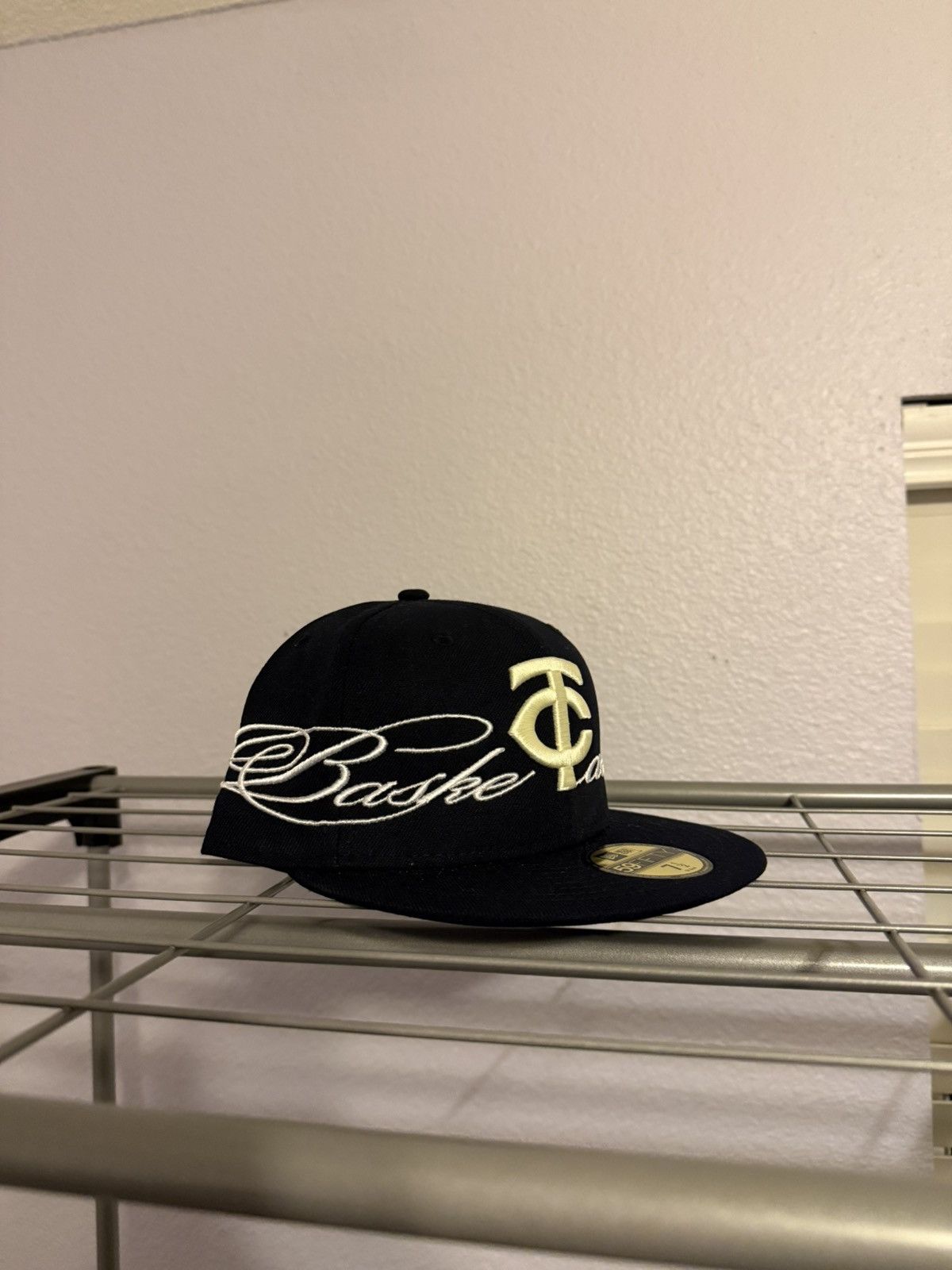 basketcase gallery Basketcase Gallery Fiited Cap Navy 7 1/2 Size ONE SIZE - 5 Thumbnail