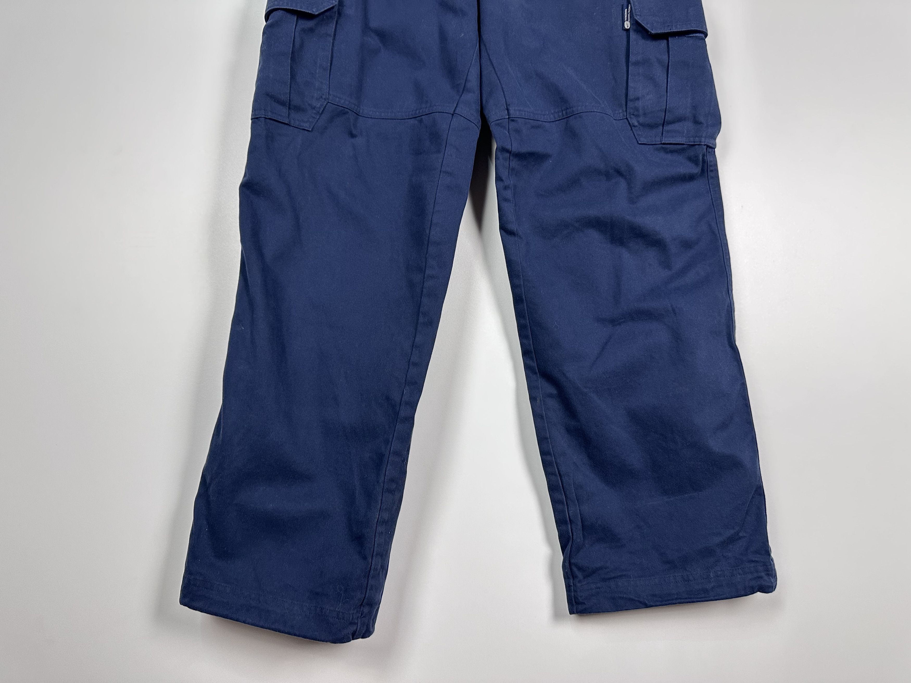 Nike × Vintage Vintage Nike Cargo Pants Cotton Womens Size M Y2K Blue Size 32" / US 10 / IT 46 - 4 Thumbnail