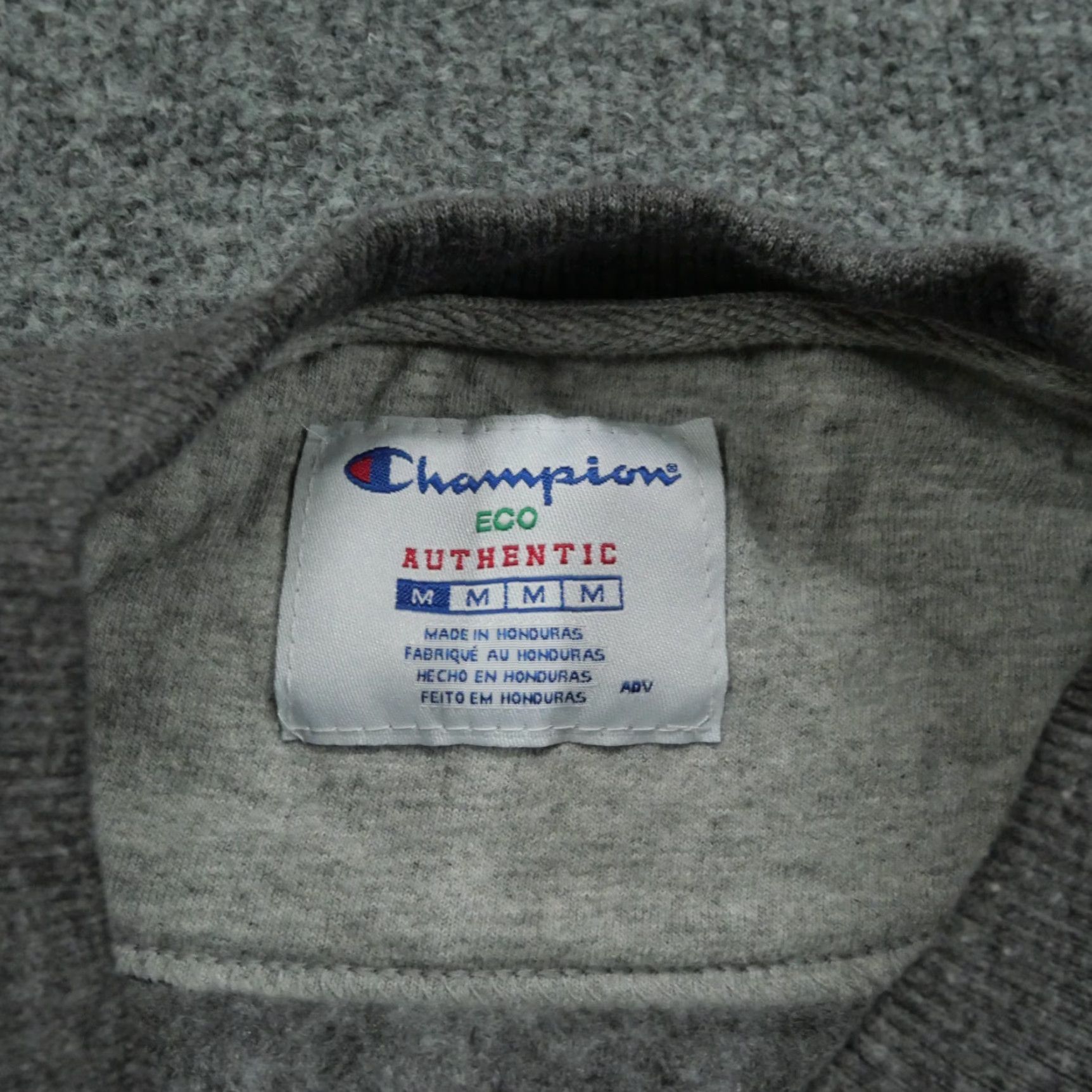 Champion Champion Sweatshirt Men Pullover Adult Medium Gray Logo Lion Mascot Retro Decade 90s Kings象 Size US M / EU 48-50 / 2 - 4 Thumbnail