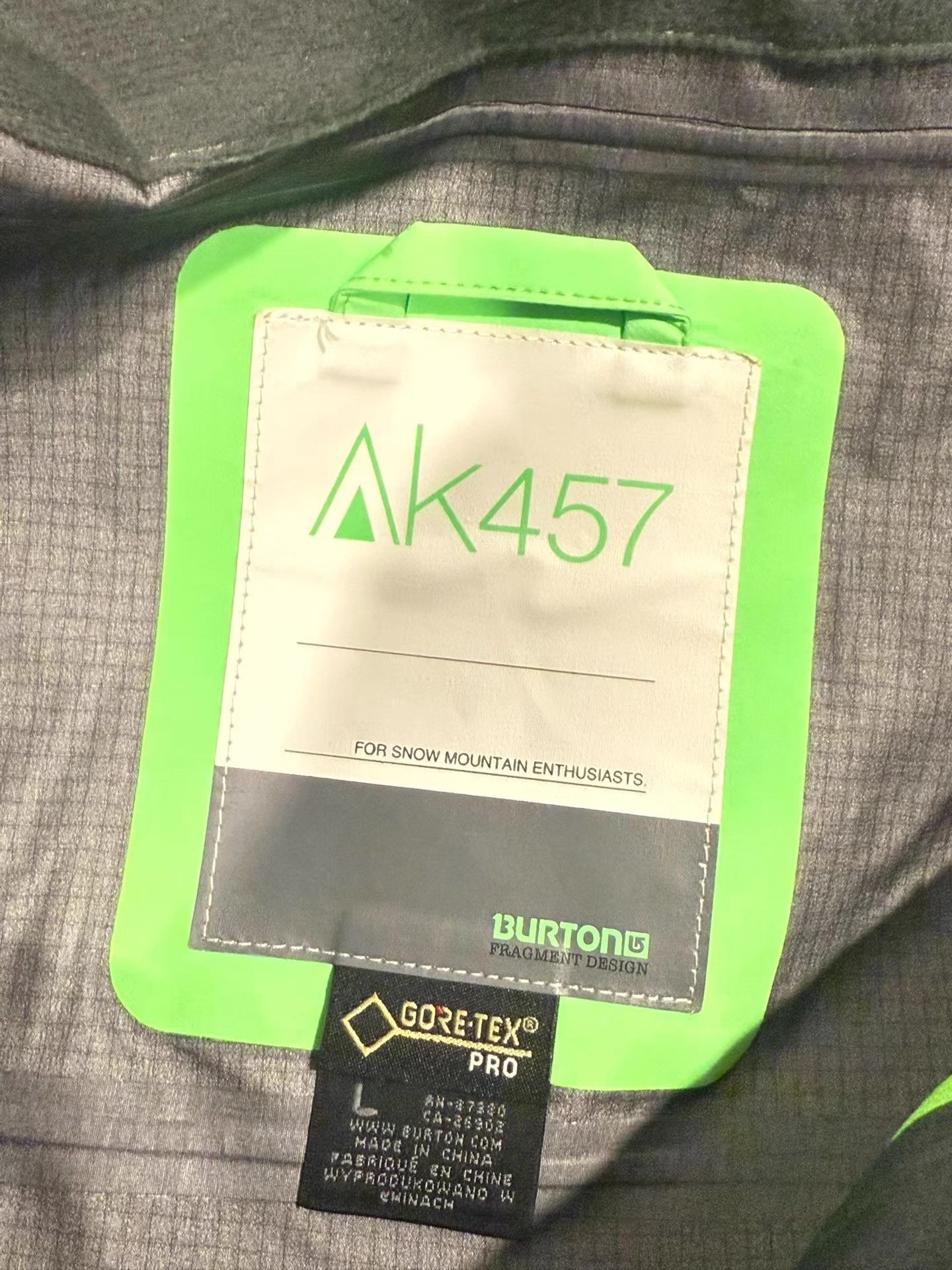 Burton Burton AK457 Emerald Green Ski Jacket Ｑ20 Size US L / EU 52-54 / 3 - 4 Thumbnail