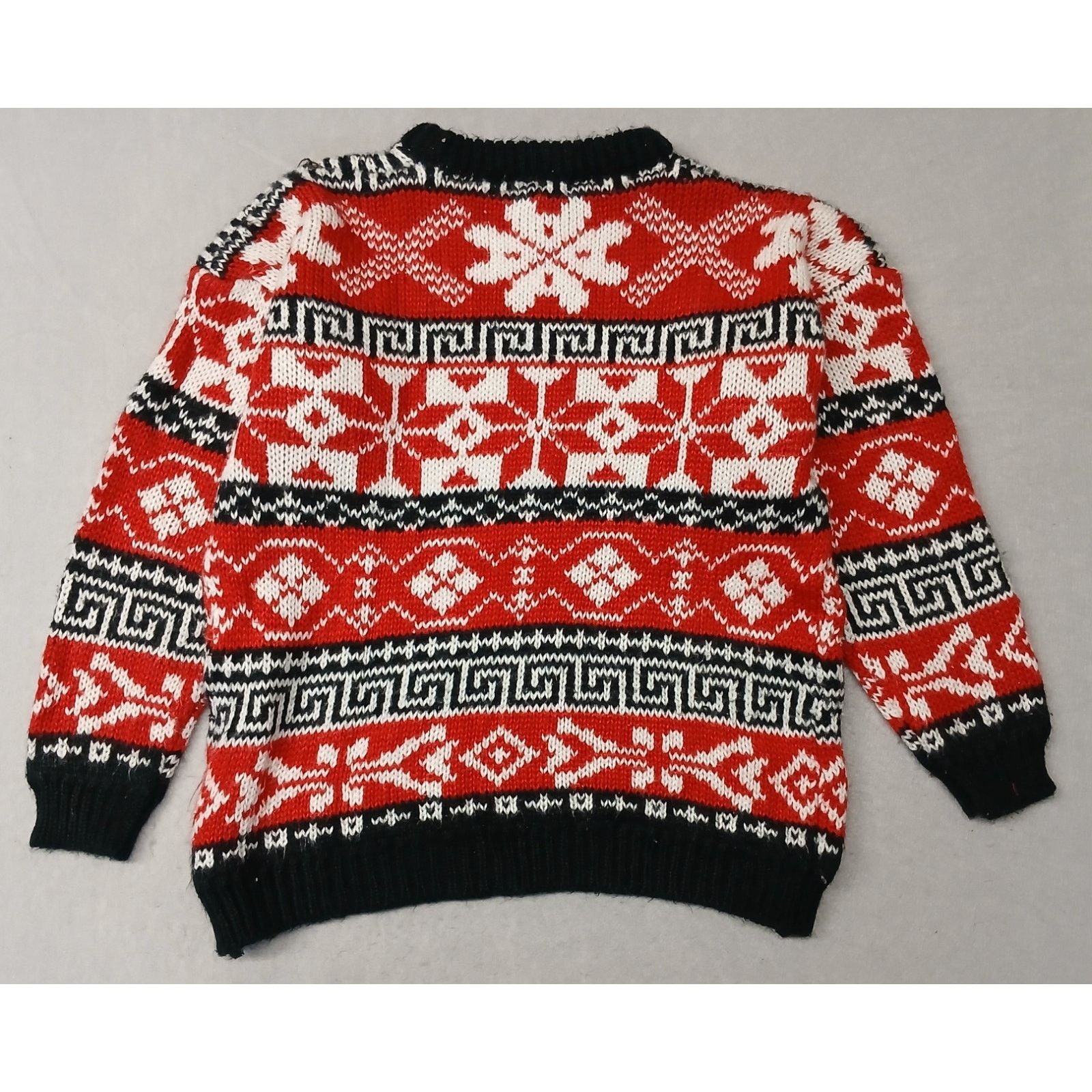 Other One Step Up (Medium) Multicolor Crew Neck Ugly Xmas Sweater Size M / US 6-8 / IT 42-44 - 7 Thumbnail