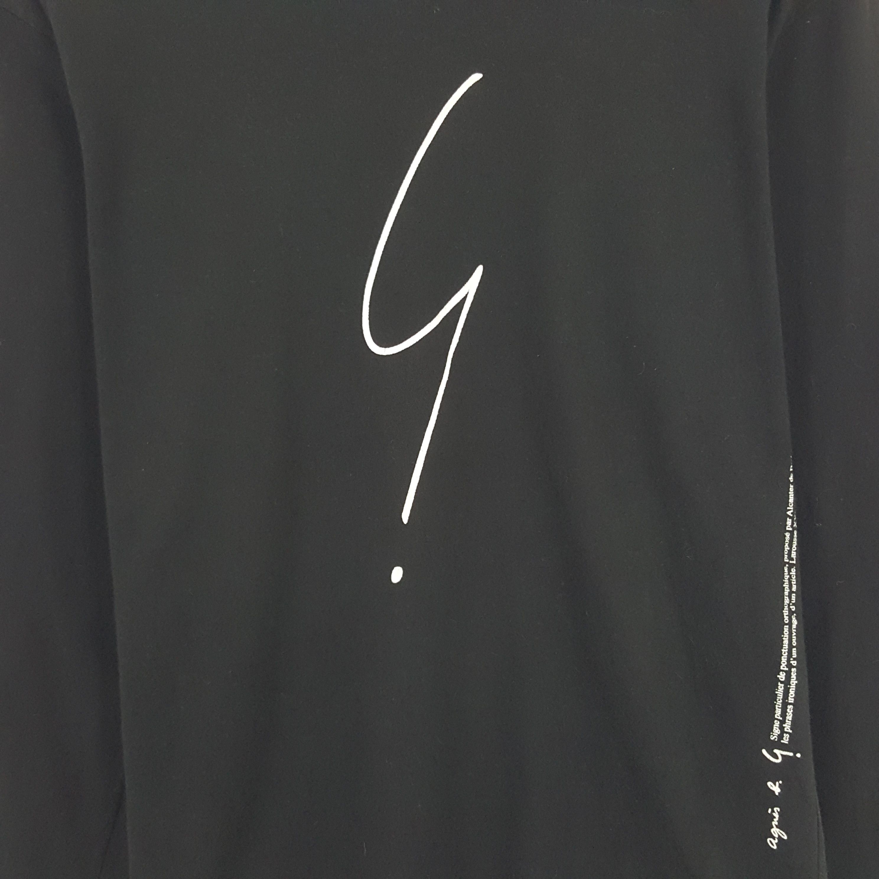 Vintage × agnes b. Vintage Agnes b Big Logo Tshirt Size US M / EU 48-50 / 2 - 2 Thumbnail