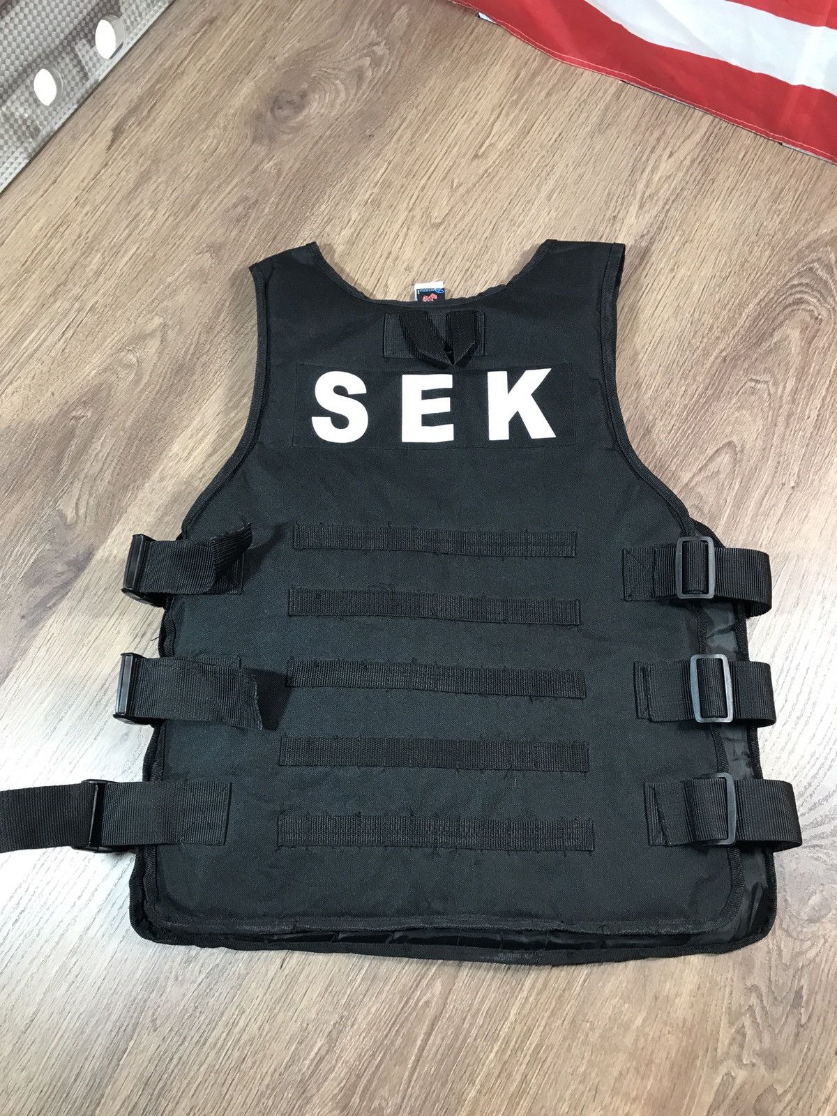 Japanese Brand × Vintage SEK Vest Size US XL / EU 56 / 4 - 2 Thumbnail