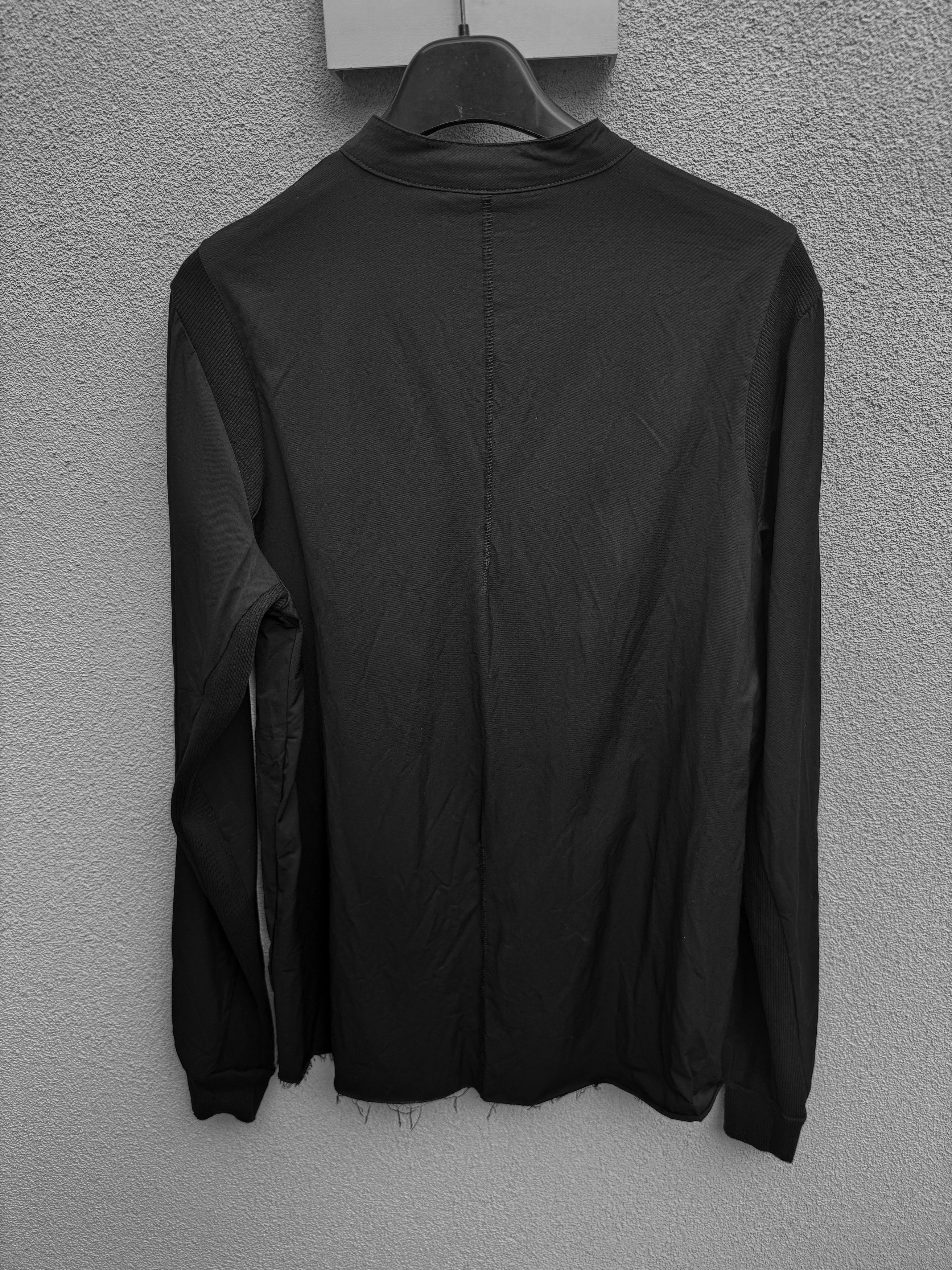 Thom Krom Thom Krom Black Mandarin Collar Shirt M Size US M / EU 48-50 / 2 - 2 Thumbnail