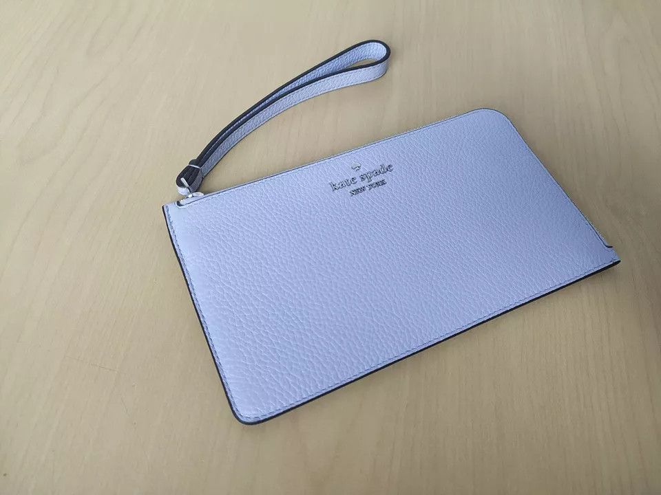 Kate Spade Kate Spade New York L-Zip Leather Wristlet T-0009 Size ONE SIZE - 3 Thumbnail
