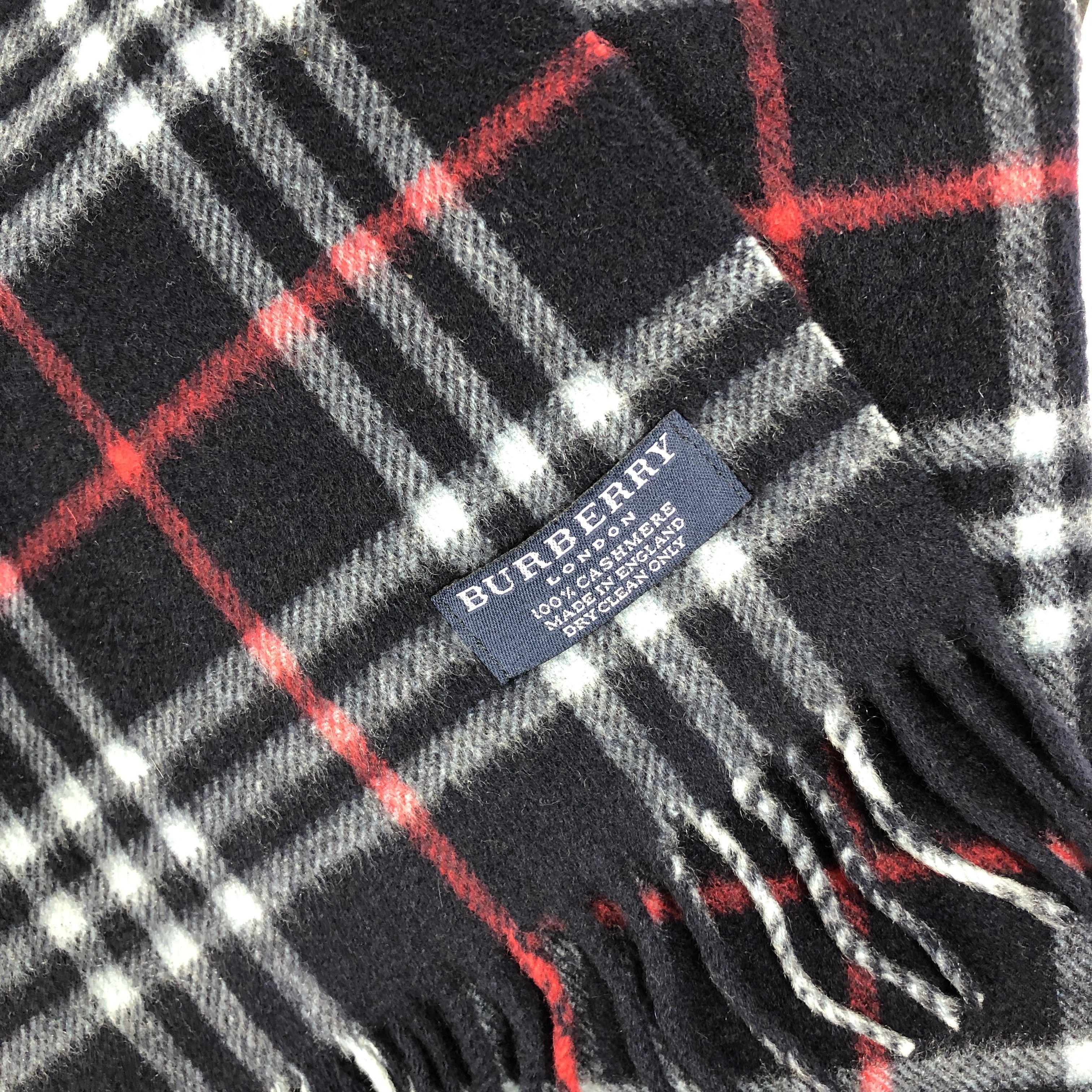 Burberry × Vintage Vintage Burberry Scarf Muffler MF060 Size ONE SIZE - 3 Thumbnail