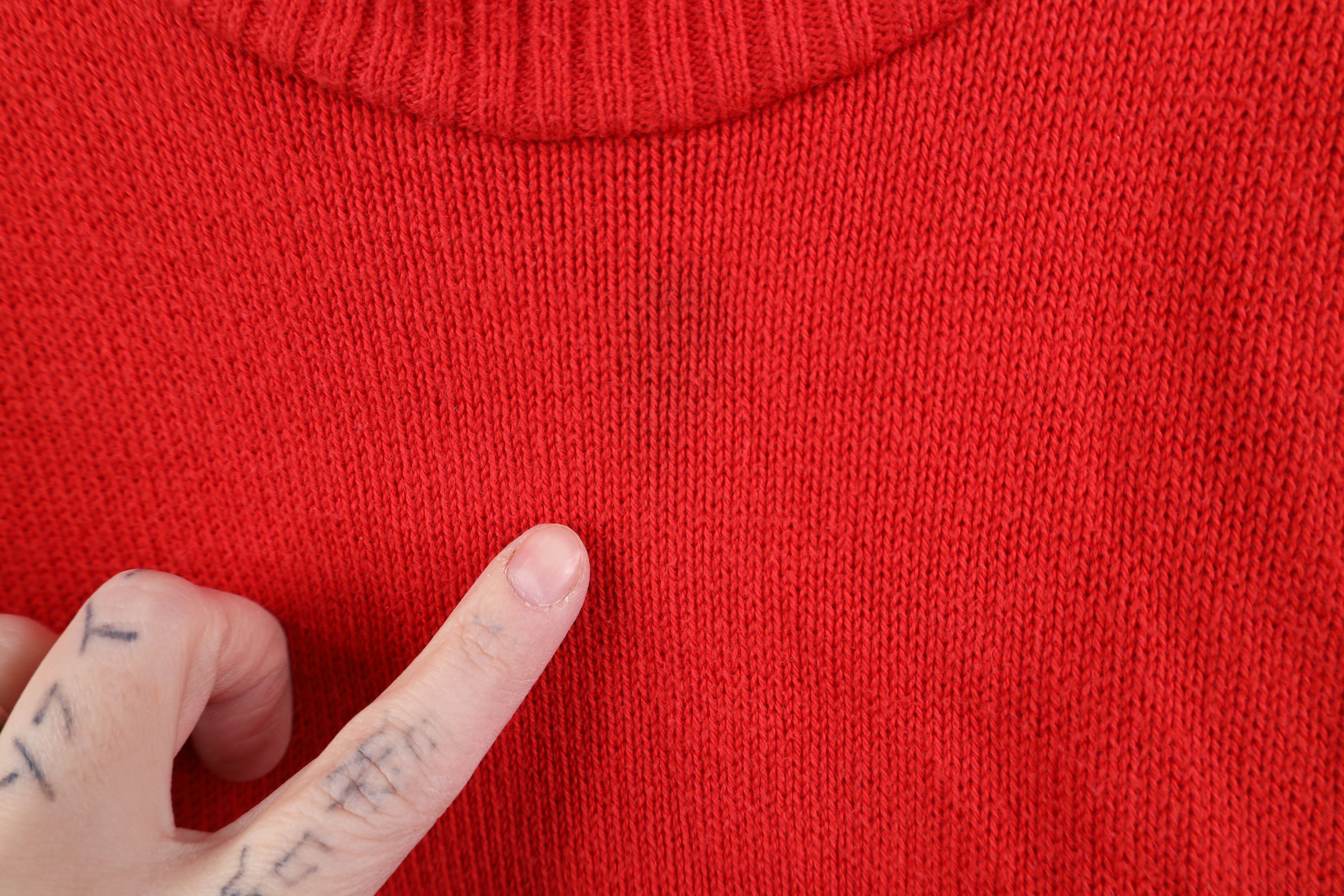 Vintage Vintage 90s University of Nebraska Knit Sweater Red USA Size US XL / EU 56 / 4 - 5 Thumbnail