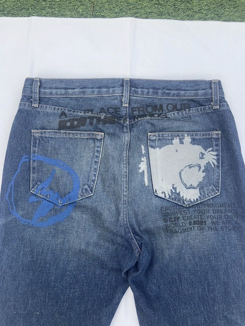 Travis Scott Travis Scott Cactus Jack Fragment Design Denim Pants  