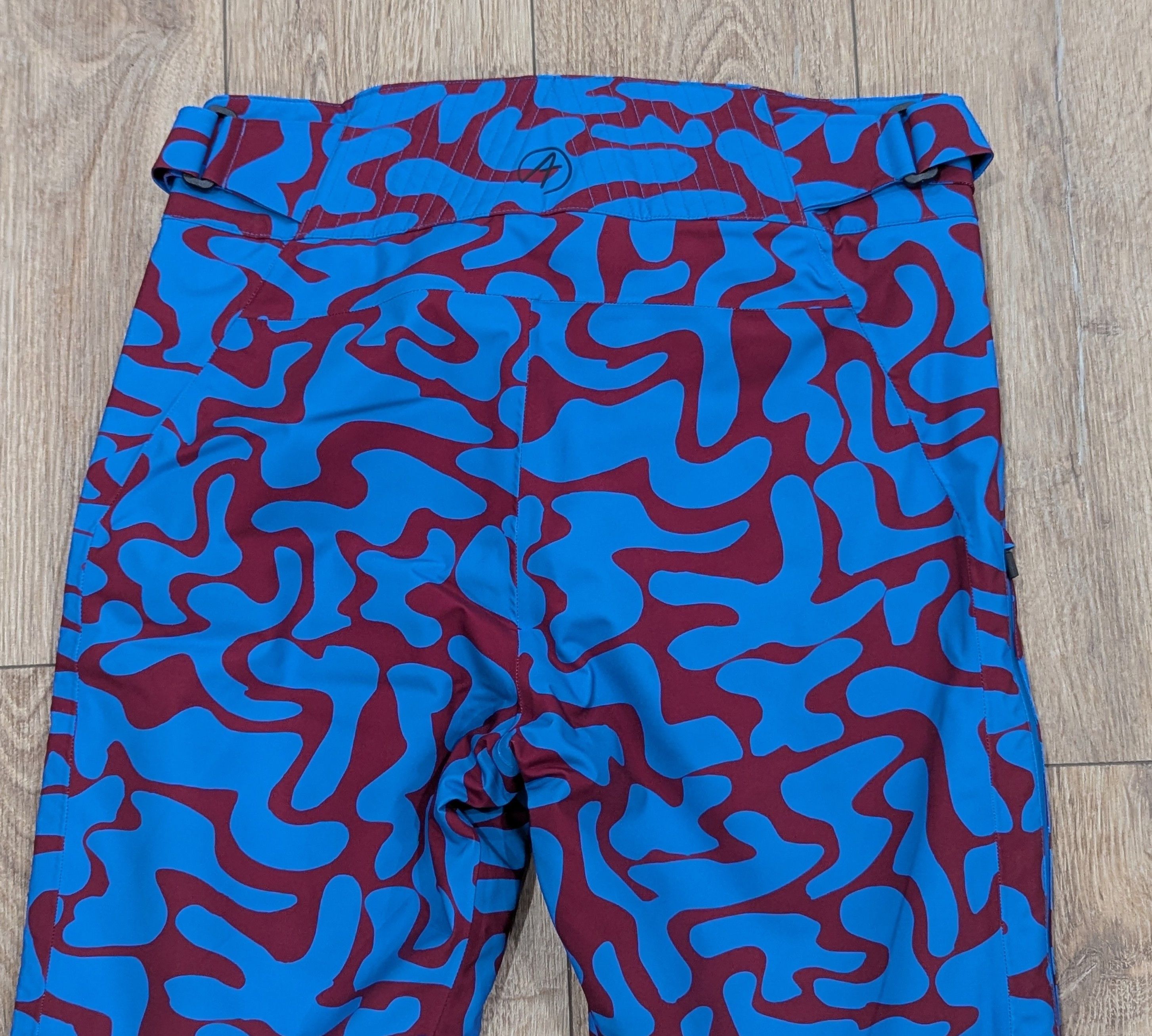 Aztech Mountain Aztech Mountain Folkh Abstract Wave Ski Pants Blue Medium Size US 32 / EU 48 - 6 Thumbnail