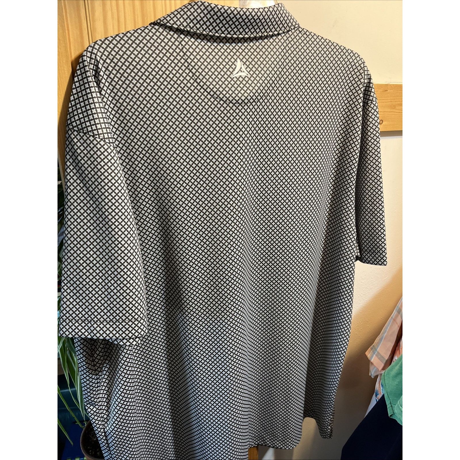 Other Bermuda Sands XL Polo Polyester Spandex Blend Blue White Size US XL / EU 56 / 4 - 10 Thumbnail