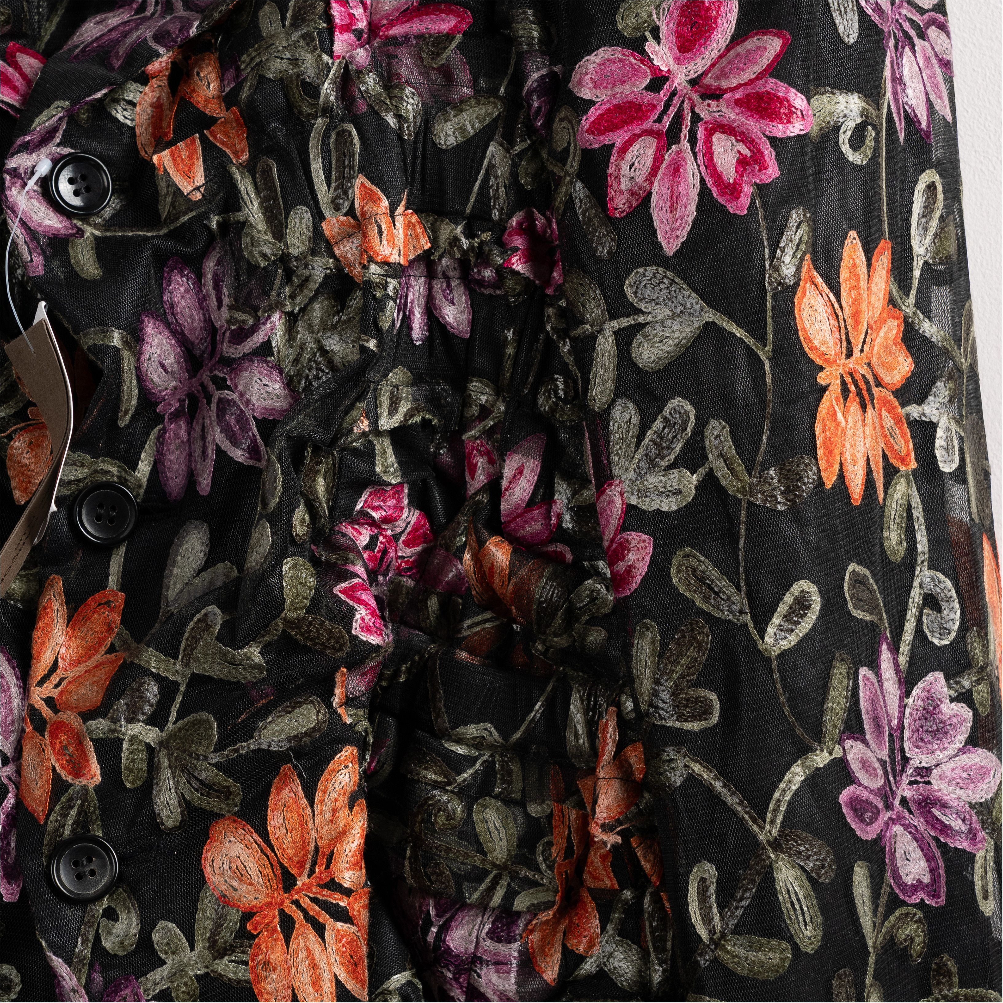 Comme des Garcons Homme Plus Comme Des Garcons Homme Plus SS19 Embroidered Mesh Floral Size US M / EU 48-50 / 2 - 10 Thumbnail