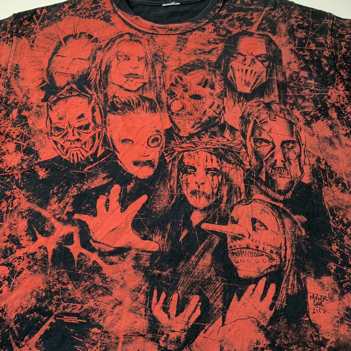 Band Tees Vintage Slipknot Overprint Tee Size US XL / EU 56 / 4 - 4 Thumbnail