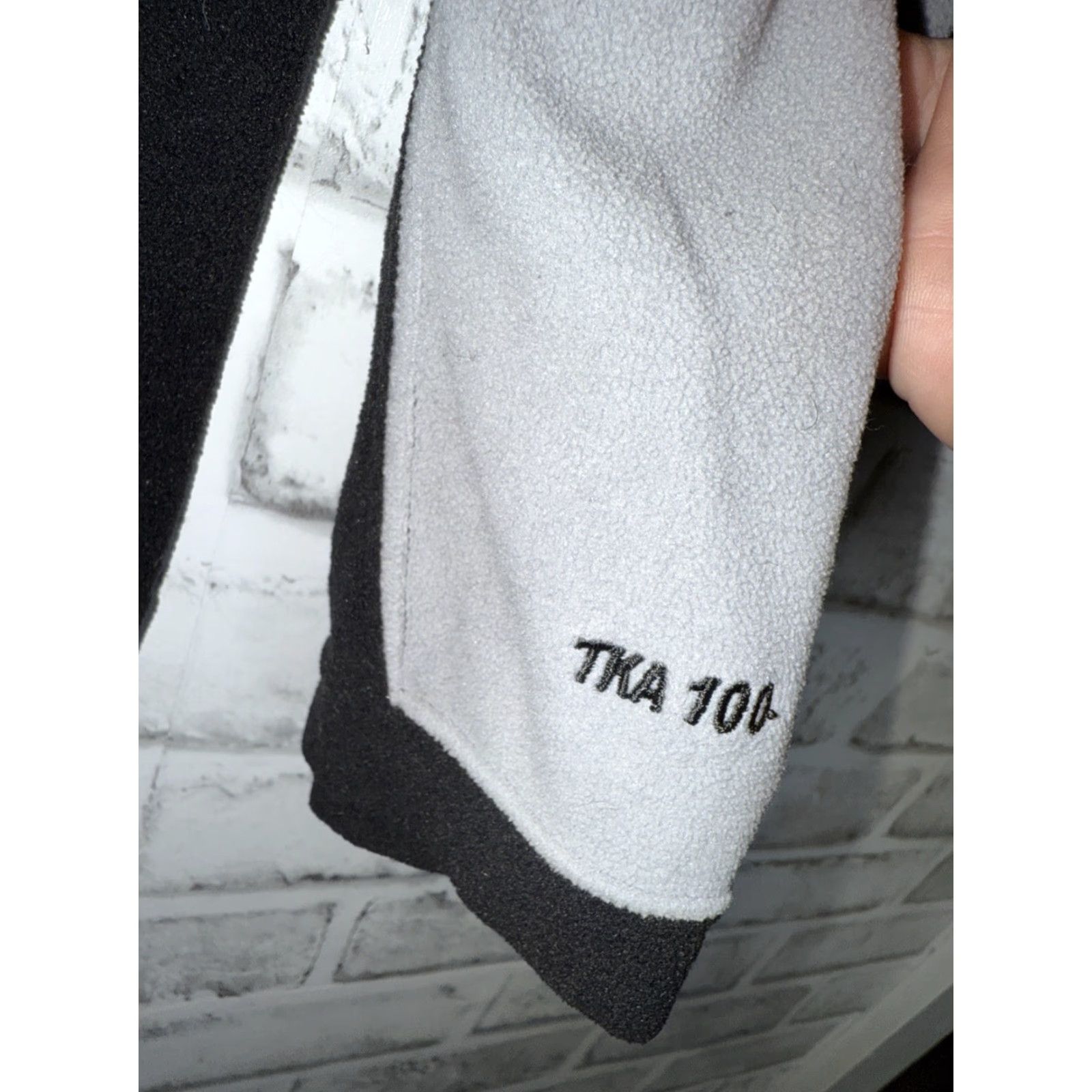 The North Face NORTH FACE TKA 100 Quarter Zip Fleece Pullover BLACK AND GRAY Mens L Size US L / EU 52-54 / 3 - 4 Thumbnail
