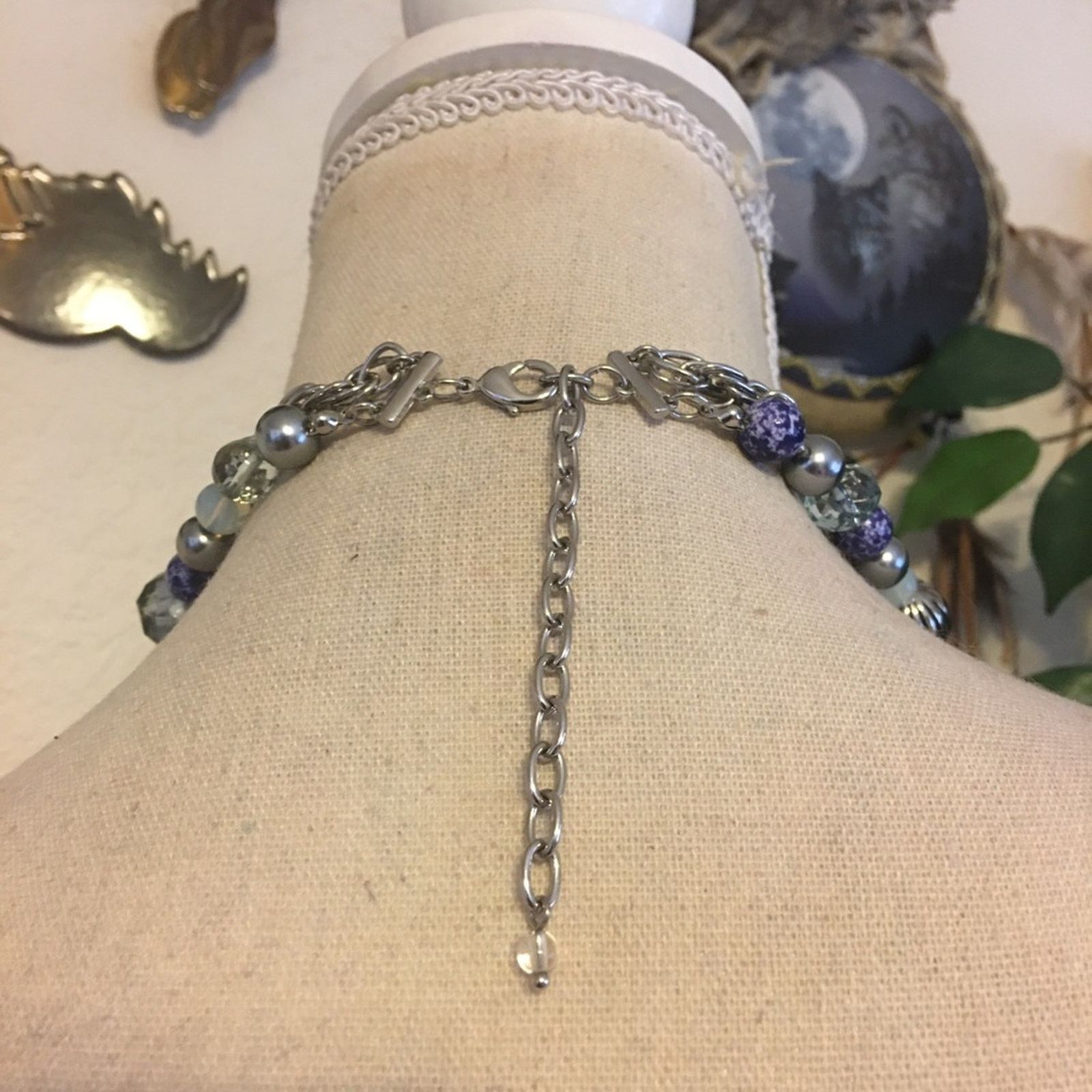 Jewelry Double strand bead twisted rope chain necklace Size ONE SIZE - 5 Thumbnail