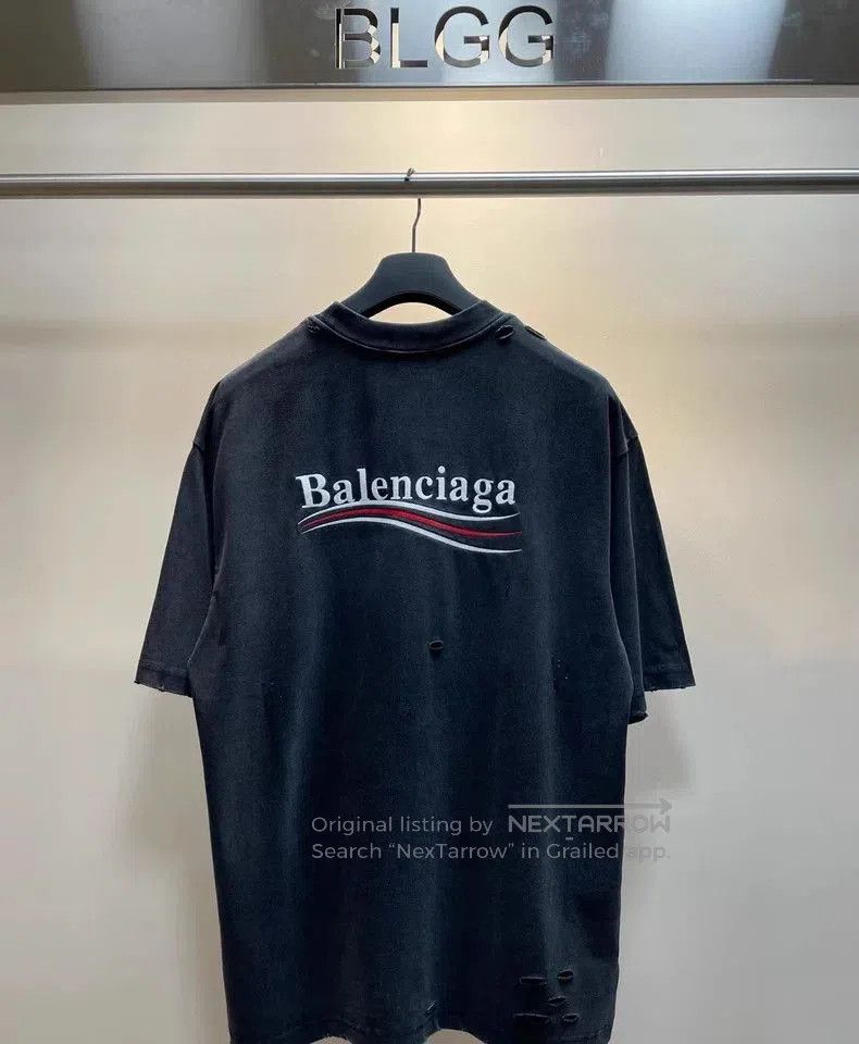 Balenciaga Balenciaga Inside-Out Short Sleeve T-Shirt. Size US XL / EU 56 / 4 - 2 Thumbnail