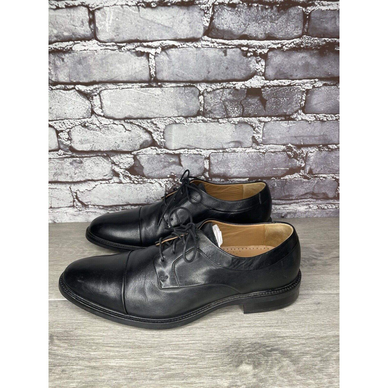 Cole Haan Cole Haan 1928 Black Leather Cap Toe Oxfords Casual Shoes Me Size US 9.5 / EU 42-43 - 16 Thumbnail
