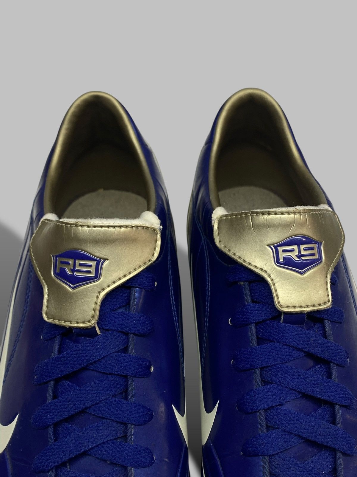 Nike Vintage Nike Mercurial Pace Vapor 2 Ronaldo R9 Royal Blue Size US 11.5 / EU 44-45 - 11 Thumbnail