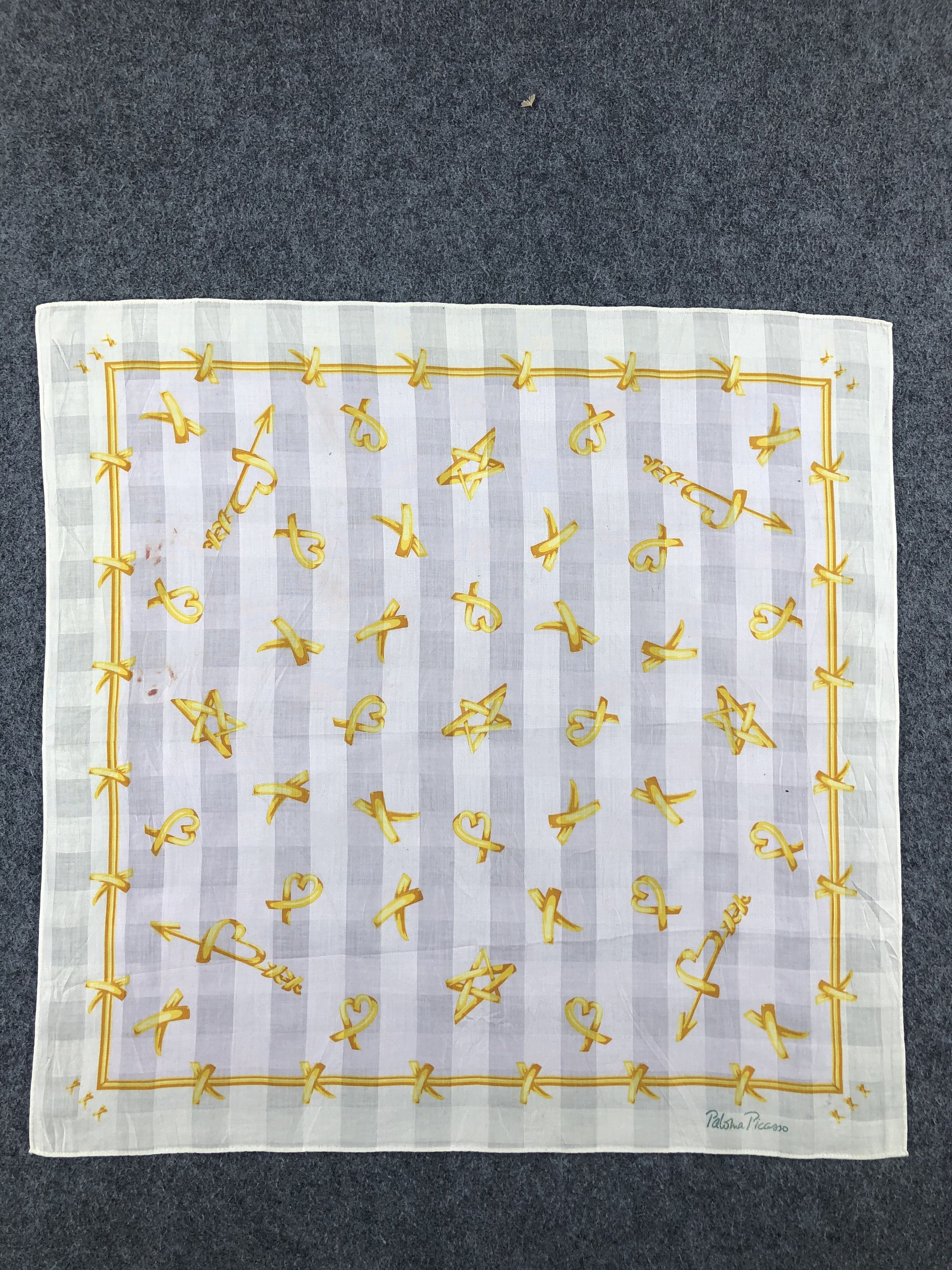 Paloma Picasso × Vintage Paloma Picasso Handkerchief / Bandana / Neckerchief Size ONE SIZE - 3 Thumbnail