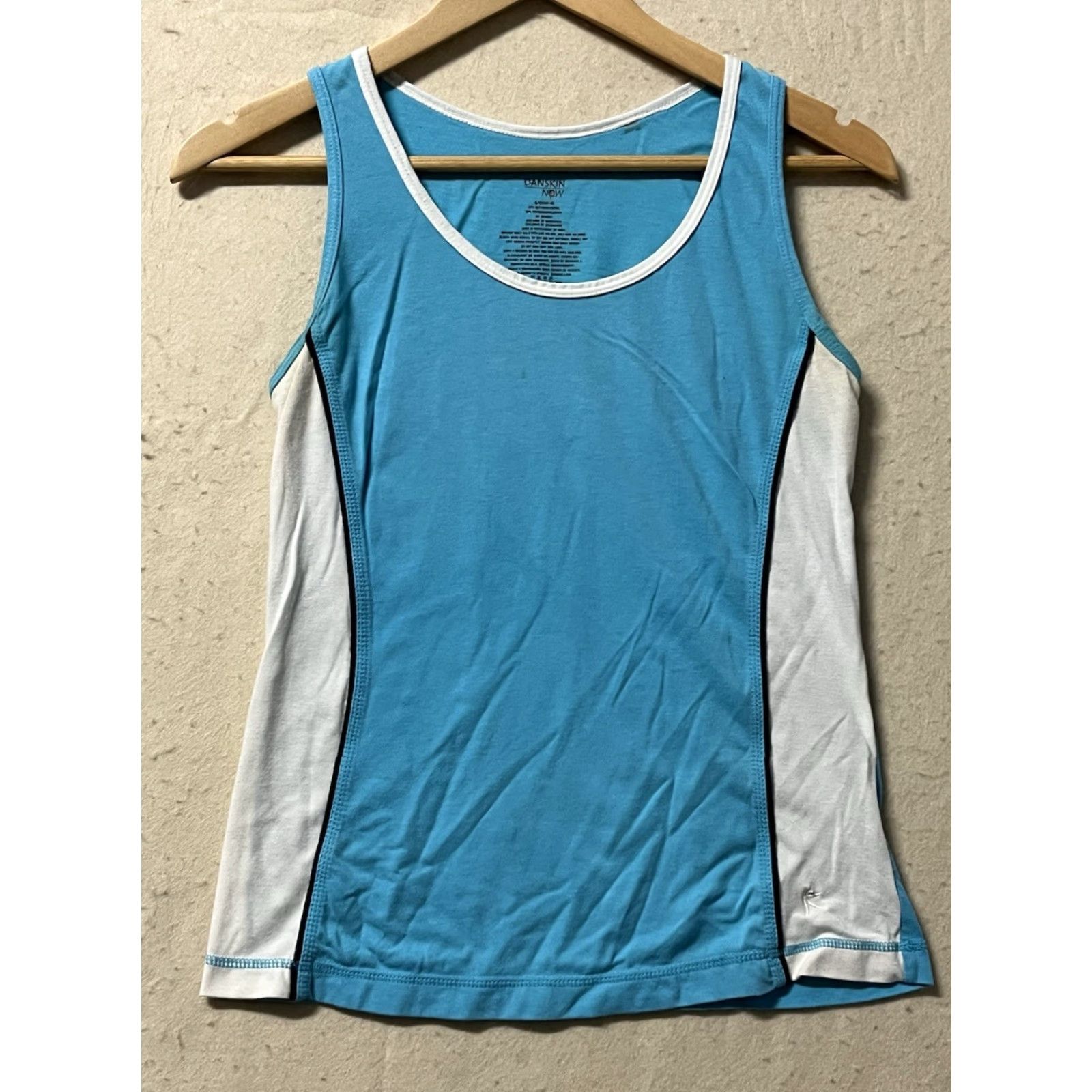 Vintage Danskin Tank Athlletic Sleeveless Camisole Shirt Blue S Womens Size Small Activewear Sleeveless Camisole Blue Danskin Tank Top Side See All Pics Size S / US 4 / IT 40 - 2 Thumbnail