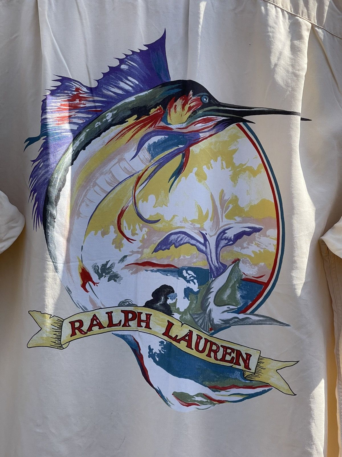 Polo Ralph Lauren 90’s Ralph Lauren Fishing vintage rayon shirt big logo Size US M / EU 48-50 / 2 - 5 Thumbnail