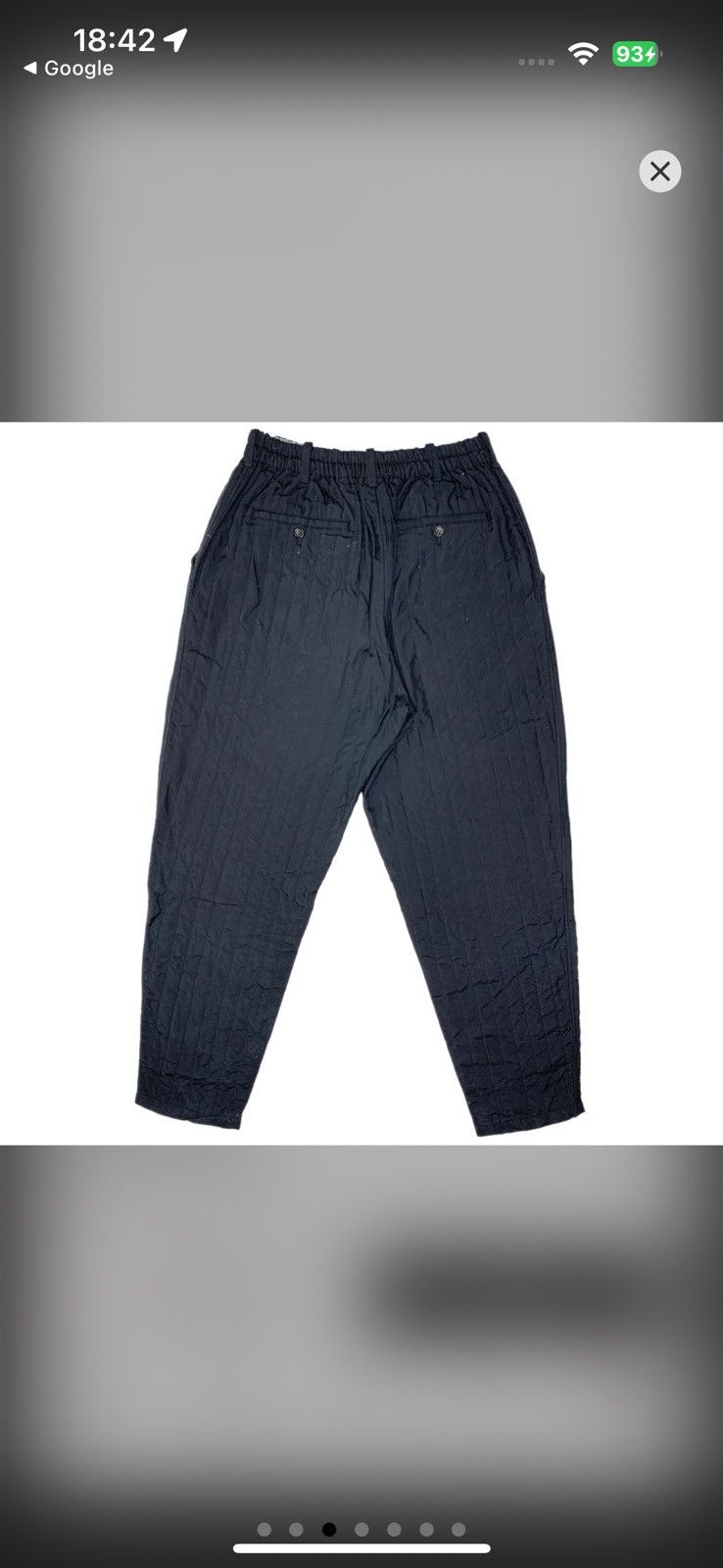 Yohji Yamamoto Yohji Yamamoto Pour Homme AW92 Black Quilted Pants Size US 32 / EU 48 - 3 Thumbnail