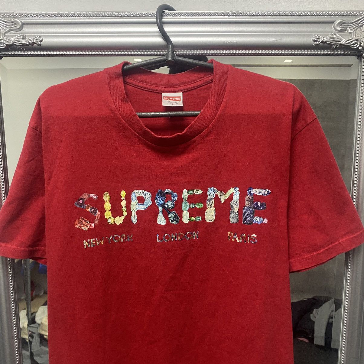 Supreme Supreme T-Shirt big logo Size US L / EU 52-54 / 3 - 2 Thumbnail