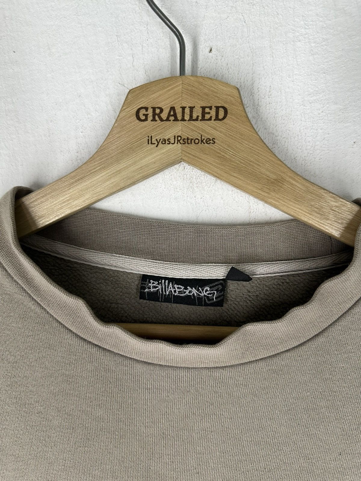 Billabong × Vintage Billabong Spellout Logo Sweatshirt Size US L / EU 52-54 / 3 - 12 Thumbnail