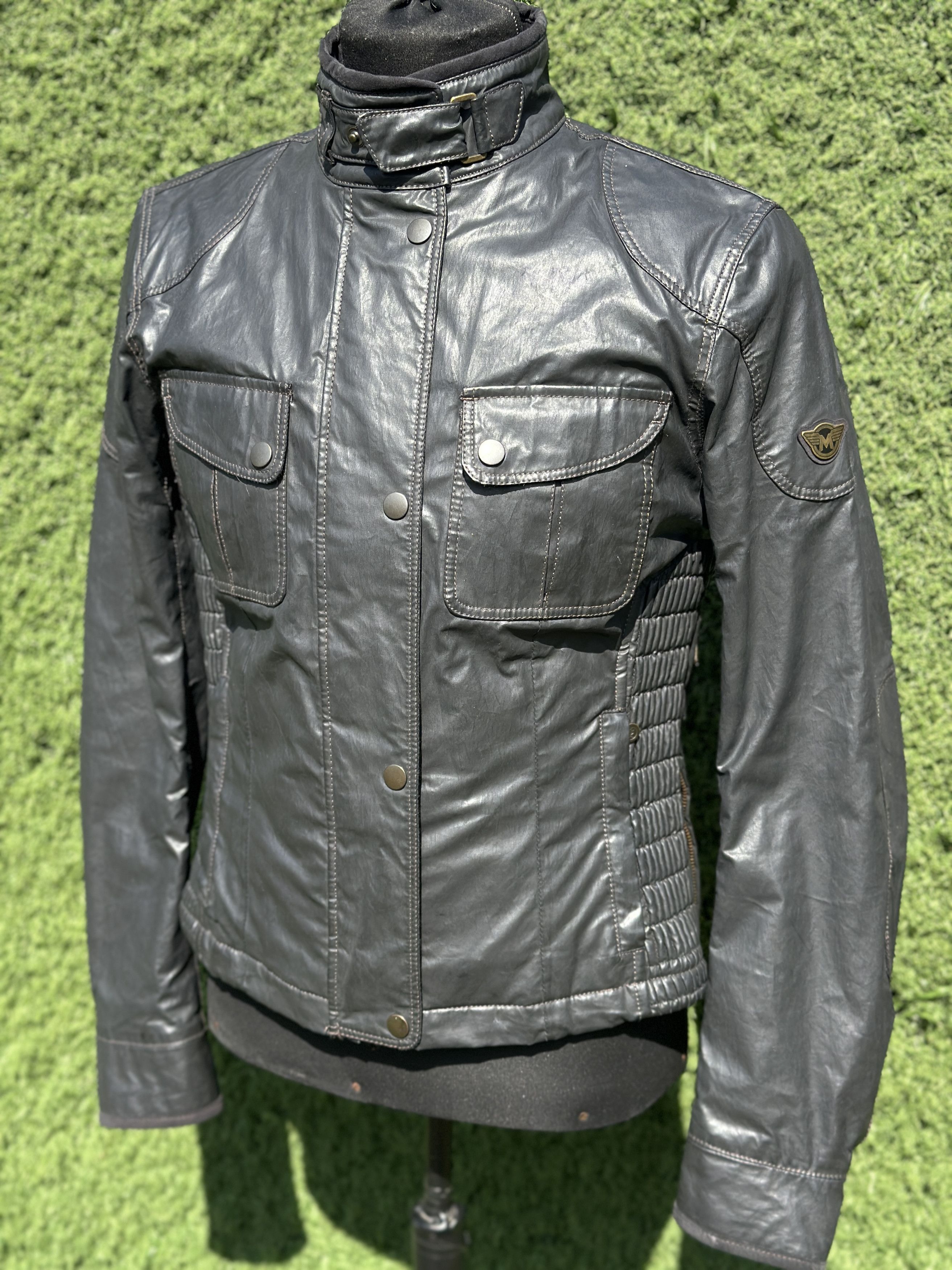 Matchless Matchless London Waxed Cotton Motorcycle Jacket Size 46 Size L / US 10 / IT 46 - 2 Thumbnail