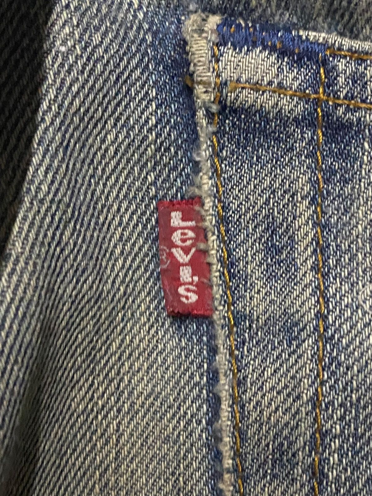 Levi's Vintage Levis 503 80s mud wash Distressed Baggy Jeans Size US 33 - 16 Thumbnail