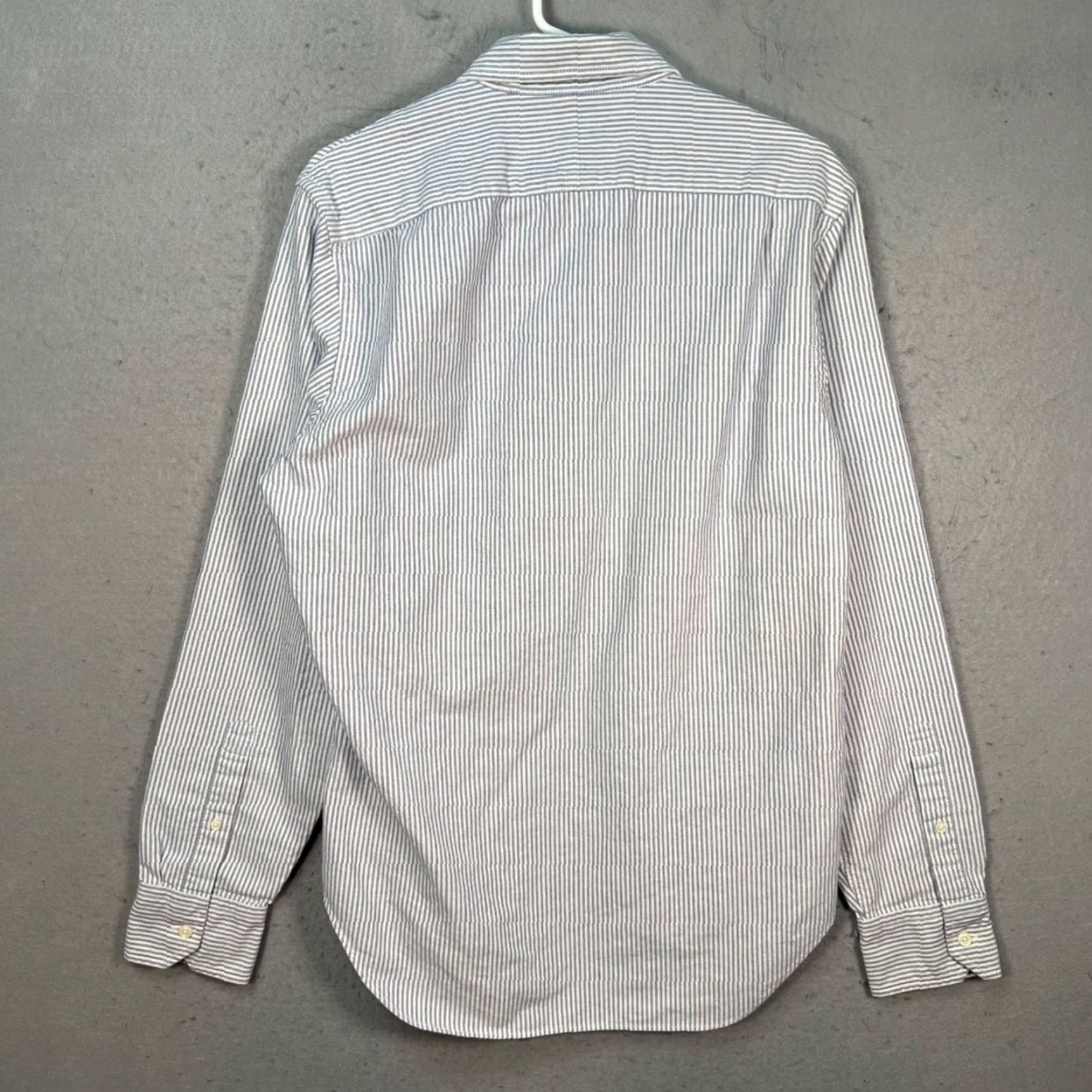 Club Monaco Club Monaco Shirt Mens Size Medium Slim Fit Striped Button-Down Blue White Size US M / EU 48-50 / 2 - 2 Thumbnail