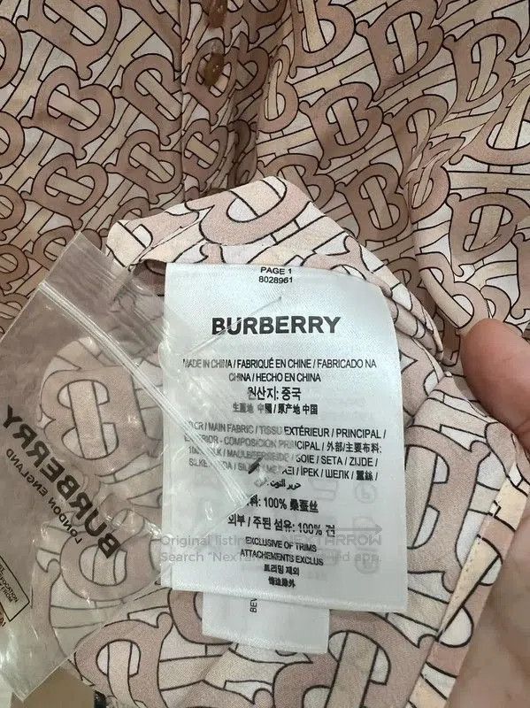 Burberry Burberry Pink Silk Long Sleeve Dress. Size S / US 4 / IT 40 - 6 Thumbnail