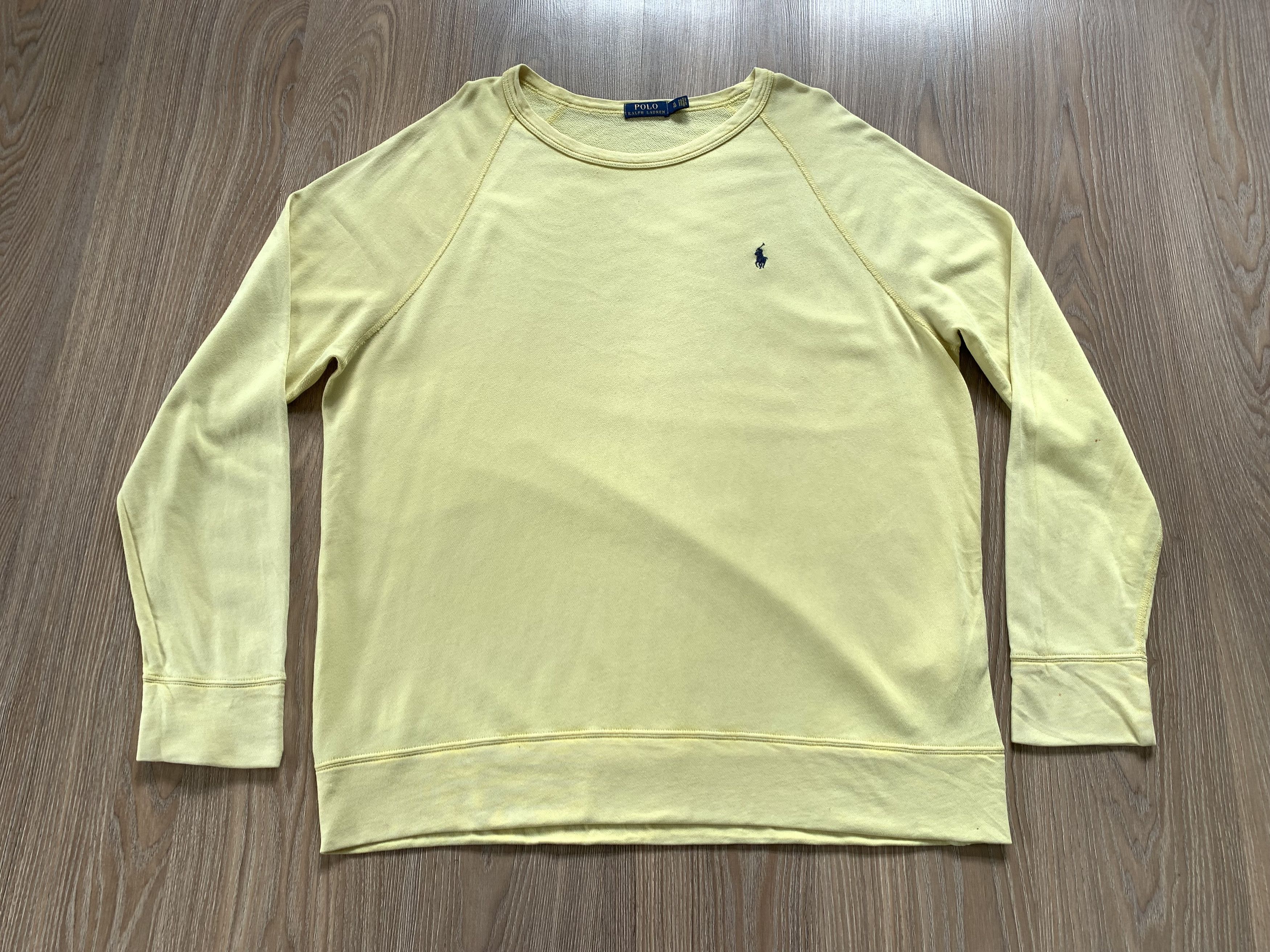 Polo Ralph Lauren Polo Ralph Lauren Yellow Cotton Sweatshirt Size US XL / EU 56 / 4 - 2 Thumbnail