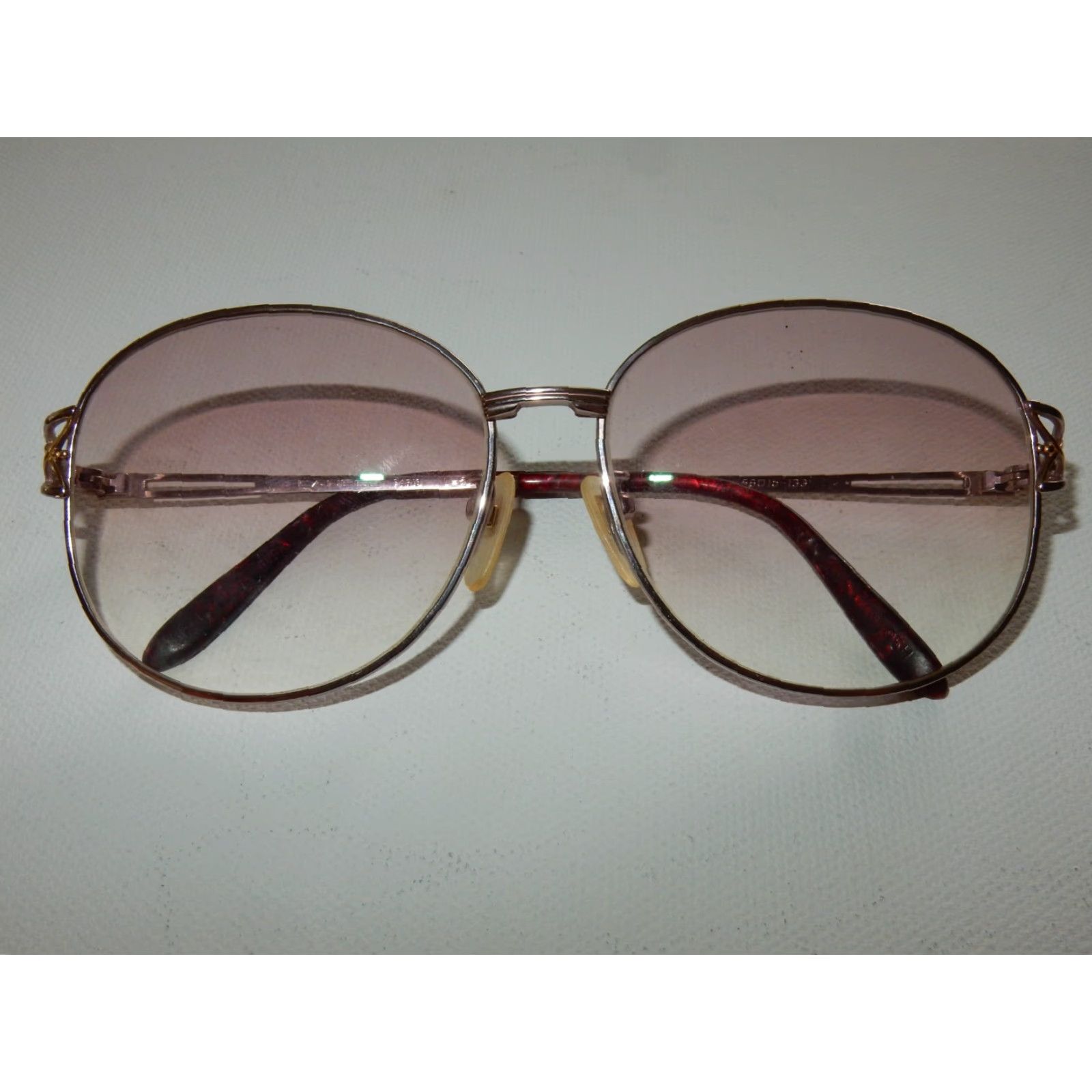 Lancel VINTAGE Lancel Sunglasses Women 56mm Silver Gold Frames Prescription Light Magnification Size ONE SIZE - 5 Thumbnail